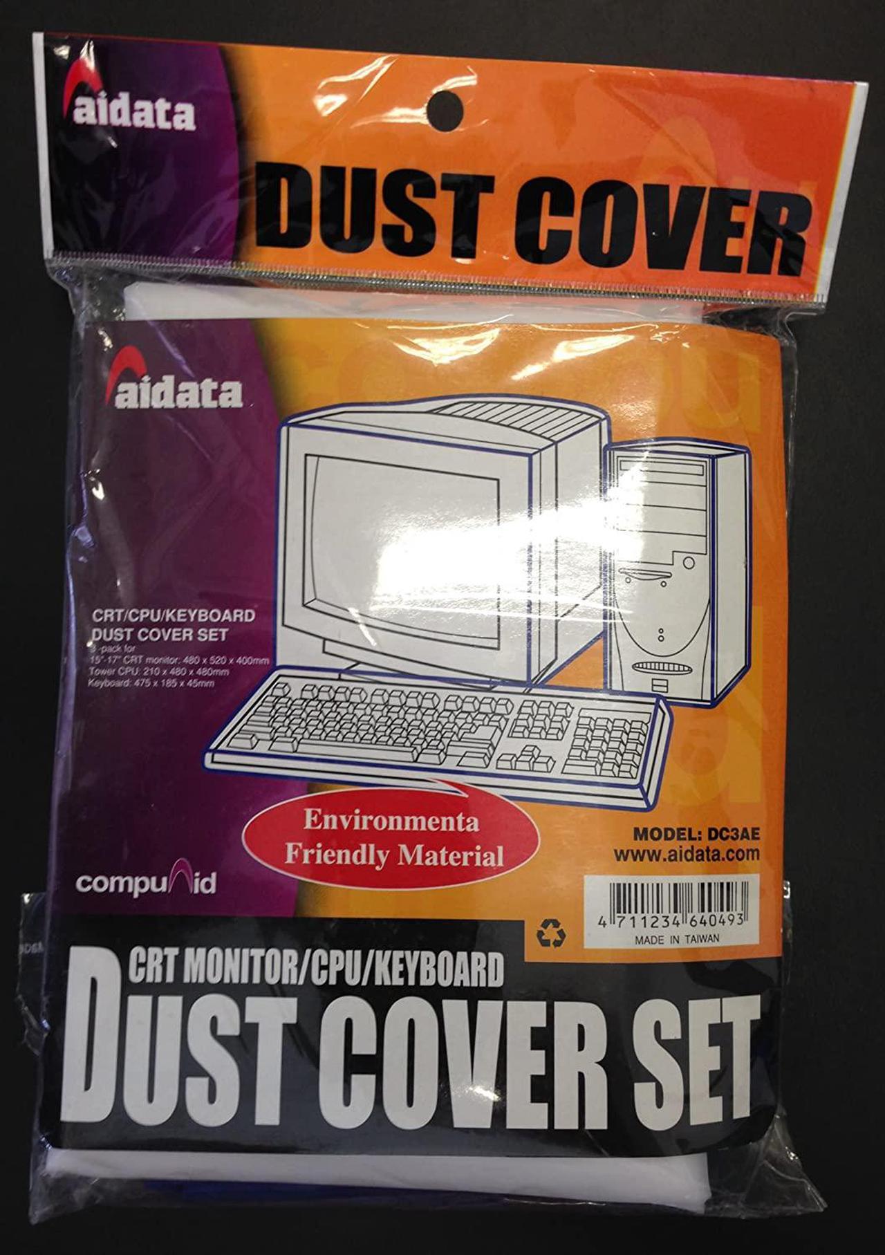 Alt view image 3 of 6 - Aidata DC3AE 3 in 1 Dust Cover Set (includes 1x CRT/1x CPU/1x Keyboard Dust Cover)