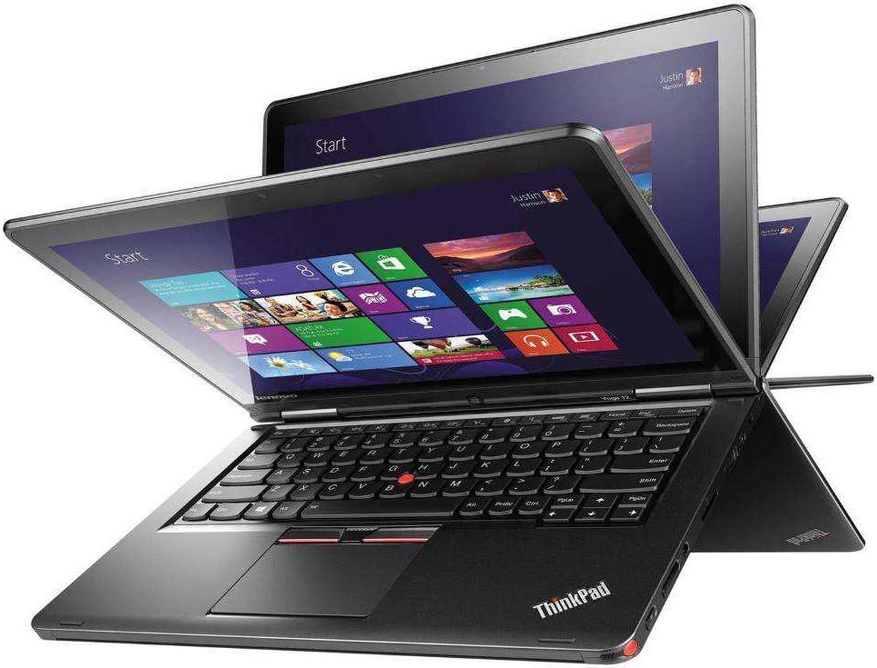 Lenovo ThinkPad Yoga 12 12.5in Touch Screen Laptop ,Intel Core I5-5200U 2.9GHz, 8GB RAM, 128GB SSD, WiFi,Webcam,Windows 10 pro