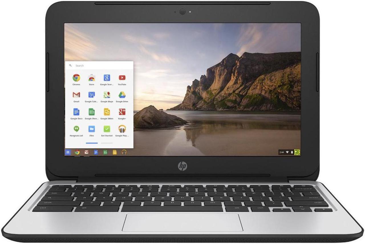 HP Chromebook 11 G4 11.6" HD Laptop - Intel Celeron N2840 2.16GHz, 4GB RAM, 16GB SSD, Webcam, USB 3.0, HDMI, Card Reader, Chrome OS, Grade B