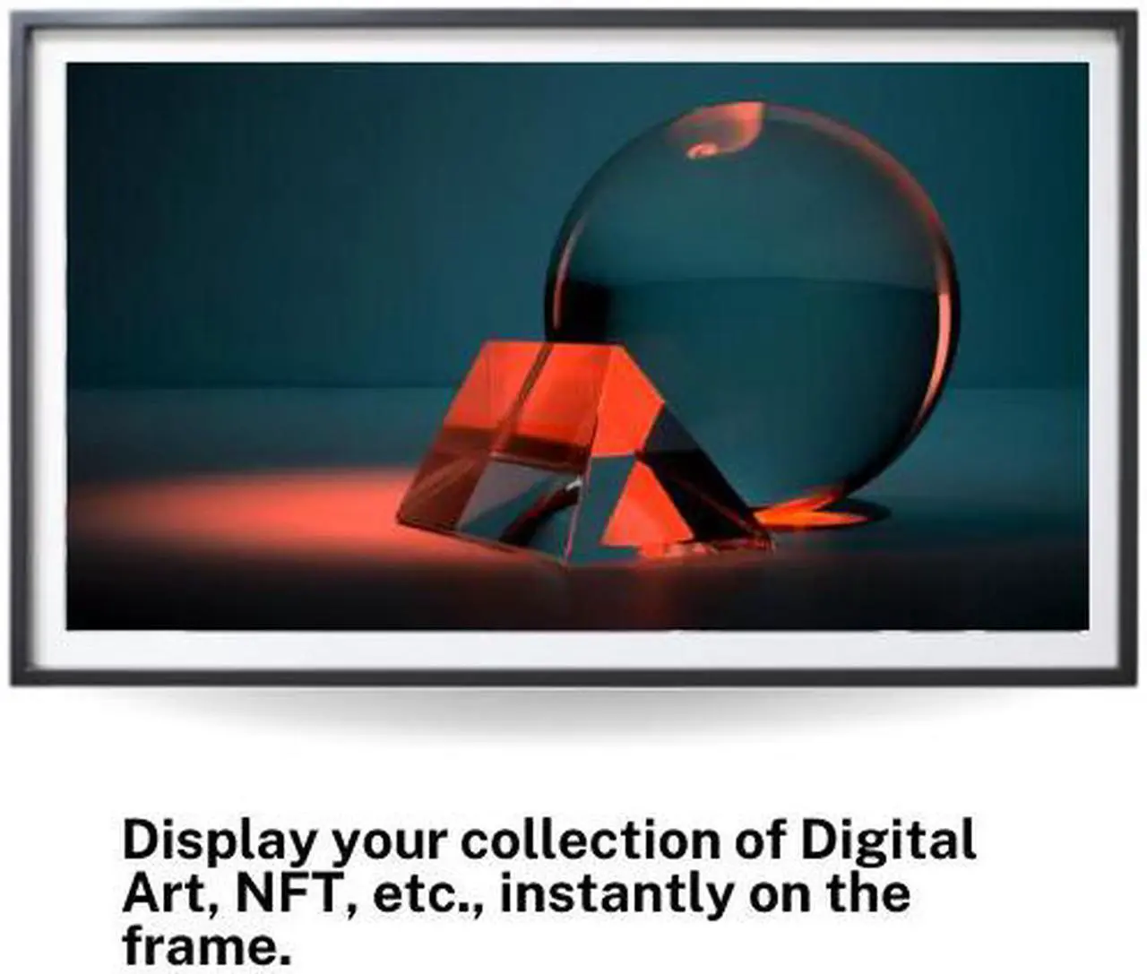 Alt view image 3 of 7 - Nexhi 49 Inch UHD 4K WiFi Digital Photo Frame (3840x2160 Pixels), Android Digital Picture Frame with Built-in 8GB Memory, Wall Mountable to display NFT, Art, Pictures, Memories.