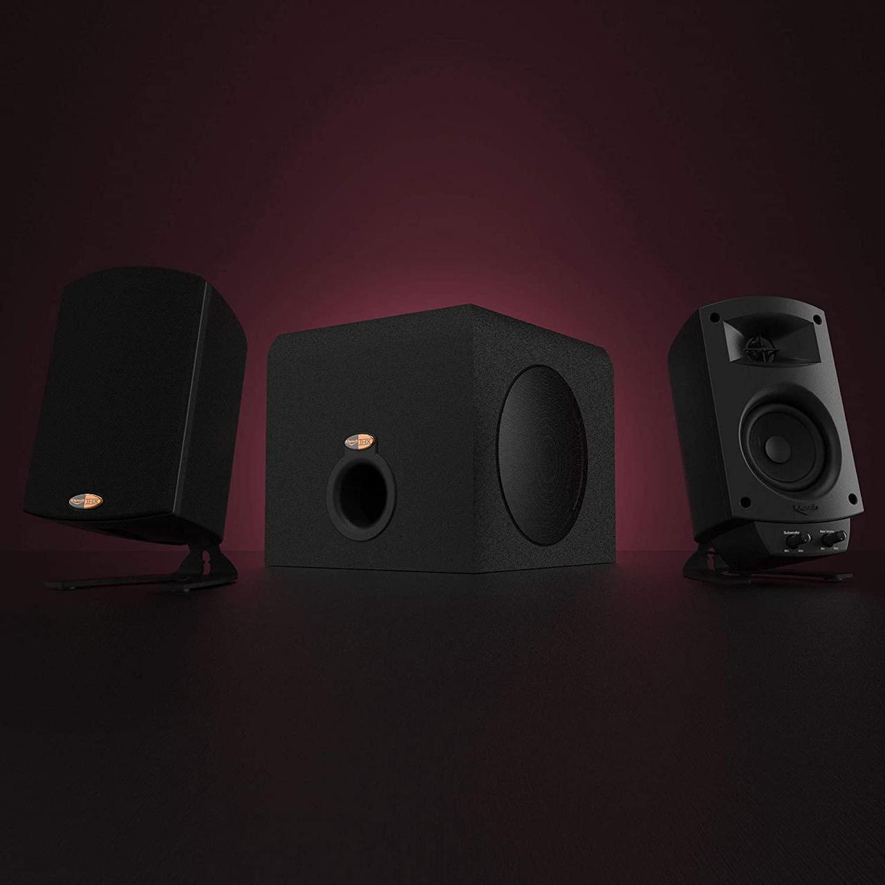 Alt view image 2 of 6 - Klipsch ProMedia 2.1 THX Certified Computer Speaker System (Black)