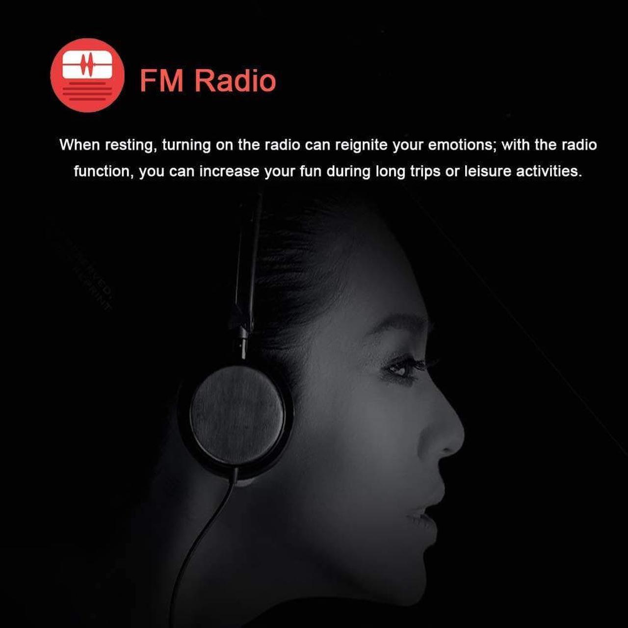 Alt view image 6 of 7 - MP3 Player, Music Player with 16GB Micro SD Card, Build-in Speaker/Photo/Video Play/FM Radio/Voice Recorder/E-Book Reader, Supports up to 128GB
