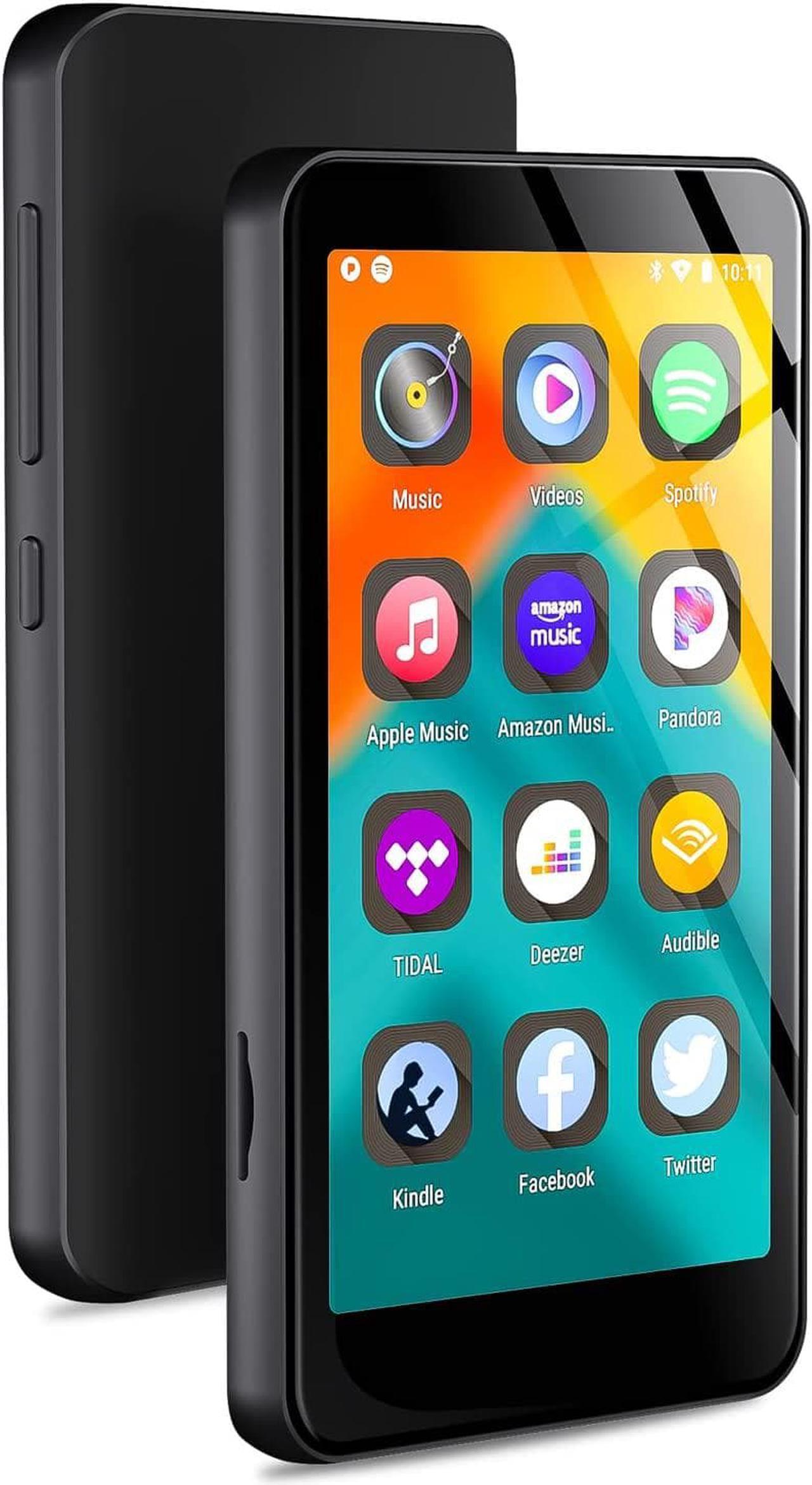 Main image of MP3 Player with Bluetooth and WiFi, 4" Full Touch Screen MP4 MP3 Player with Spotify, Android Streaming Music Player with Pandora, Portable HiFi Sound Walkman Digital Audio Player with Speaker (Grey)