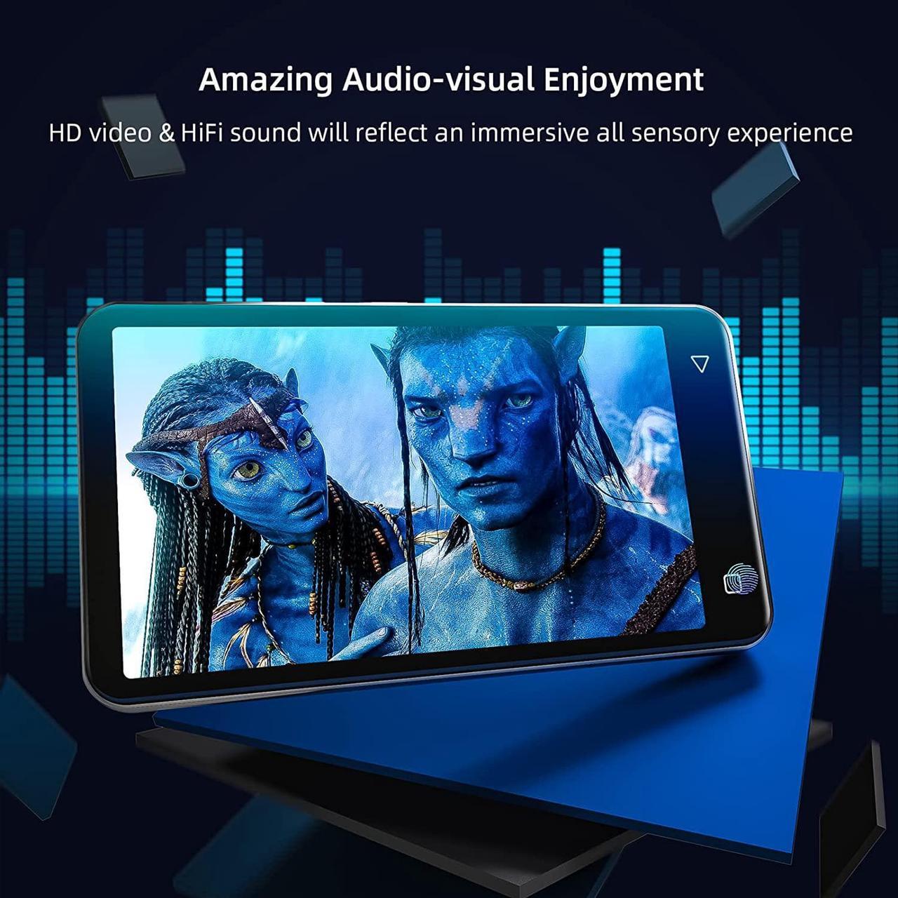 Alt view image 4 of 7 - MP3 Player with Bluetooth and WiFi, 4" Full Touch Screen MP4 MP3 Player with Spotify, Android Streaming Music Player with Pandora, Portable HiFi Sound Walkman Digital Audio Player with Speaker (Grey)