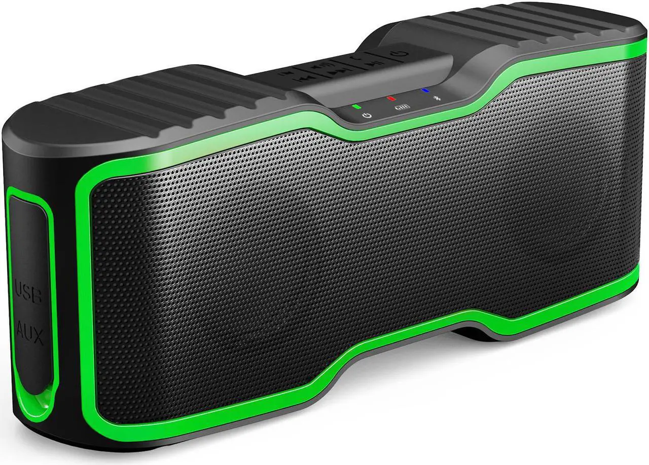 Main image of AOMAIS Sport II Portable Wireless Bluetooth Speakers 4.0 Waterproof IPX7, 20W Bass Sound, Stereo Pairing, Durable Design Backyard, Outdoors, Travel, Pool, Home Party (Orange)
