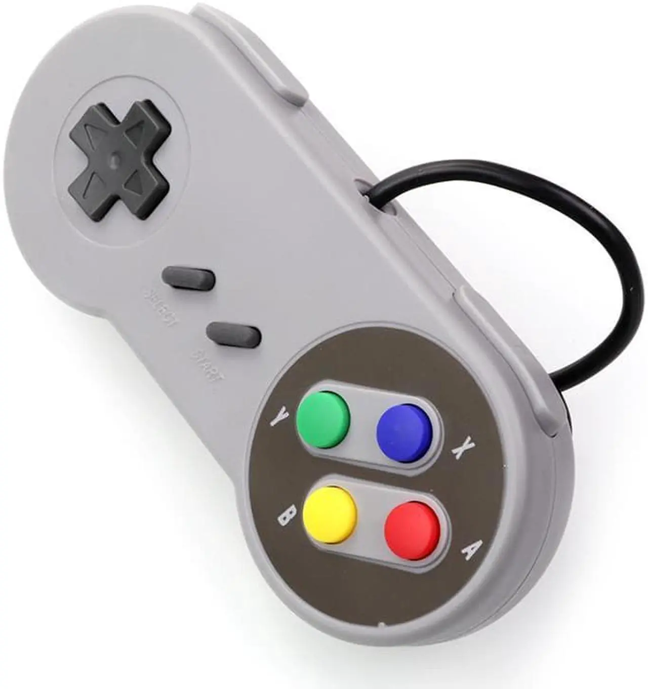 Alt view image 3 of 4 - 2x SNES USB Retro Super Nintendo Controller 9FT CORD FOR PC/MAC