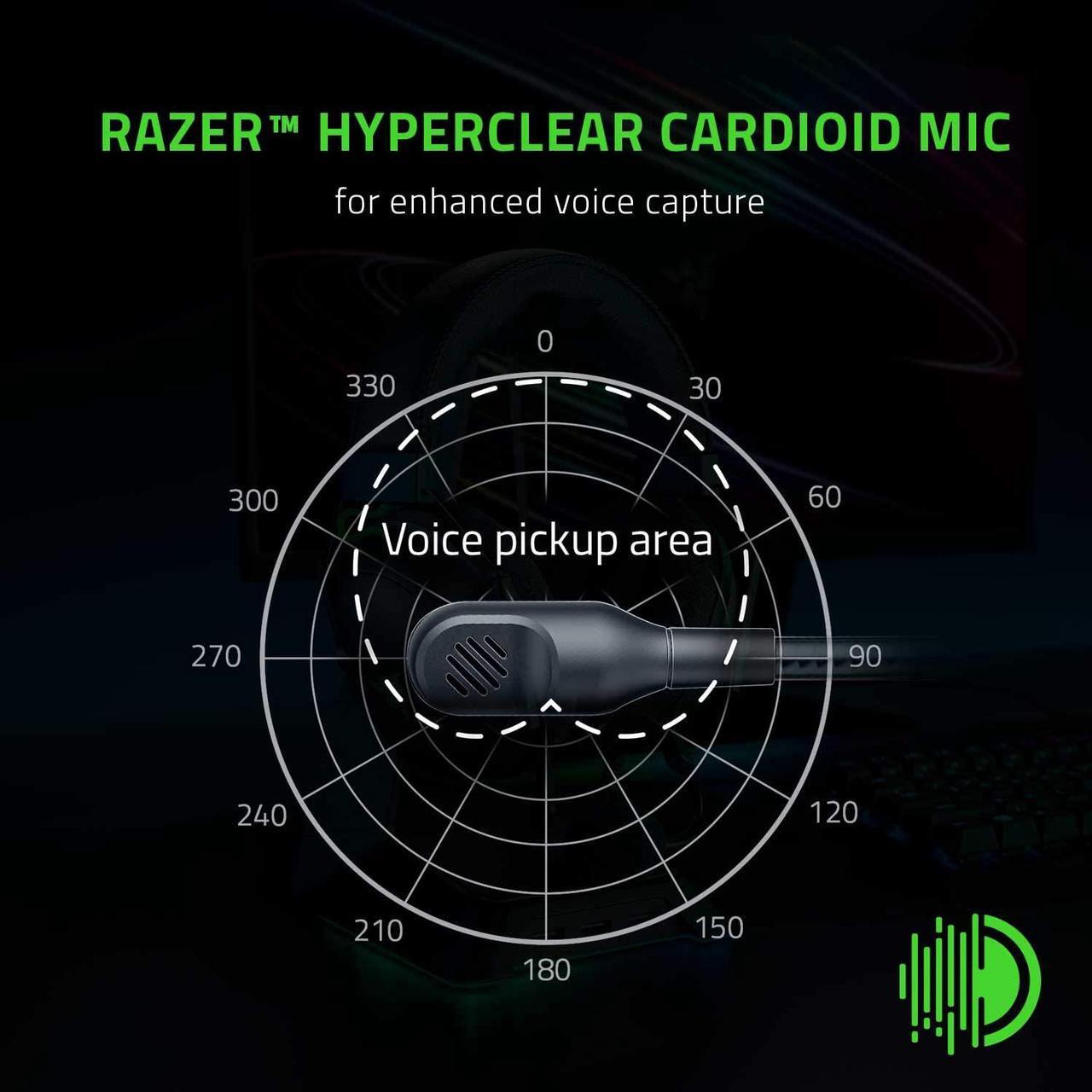 Alt view image 6 of 8 - Razer BlackShark V2 X Gaming Headset: 7.1 Surround Sound Capable - 50mm Drivers - Memory Foam Cushion - for PC, PS4, Nintendo Switch - 3.5mm Headphone Jack - Classic Black