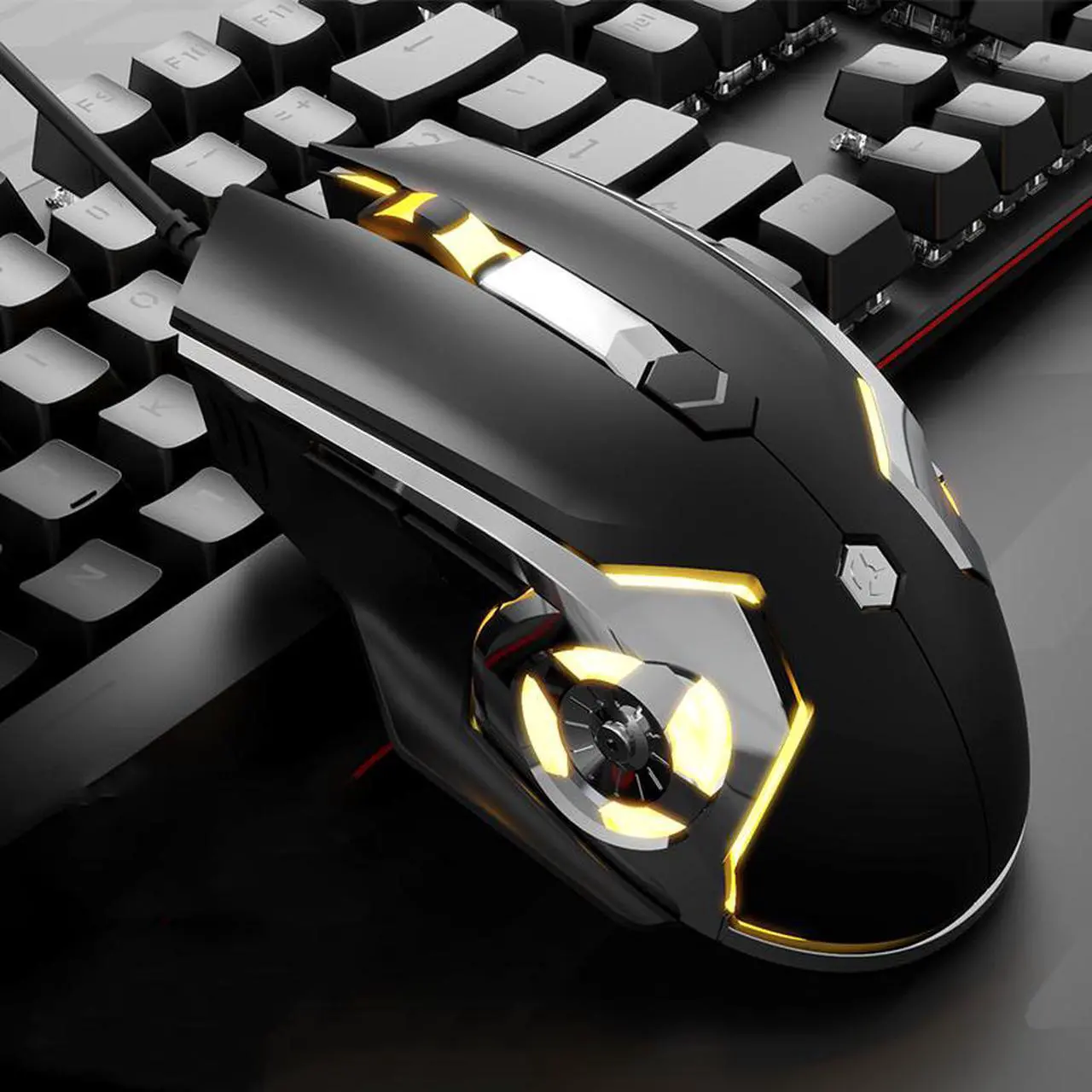 Main image of A-jazz AJ120 Pro 3200DPI Programmable USB Wired Optical Gaming Mouse