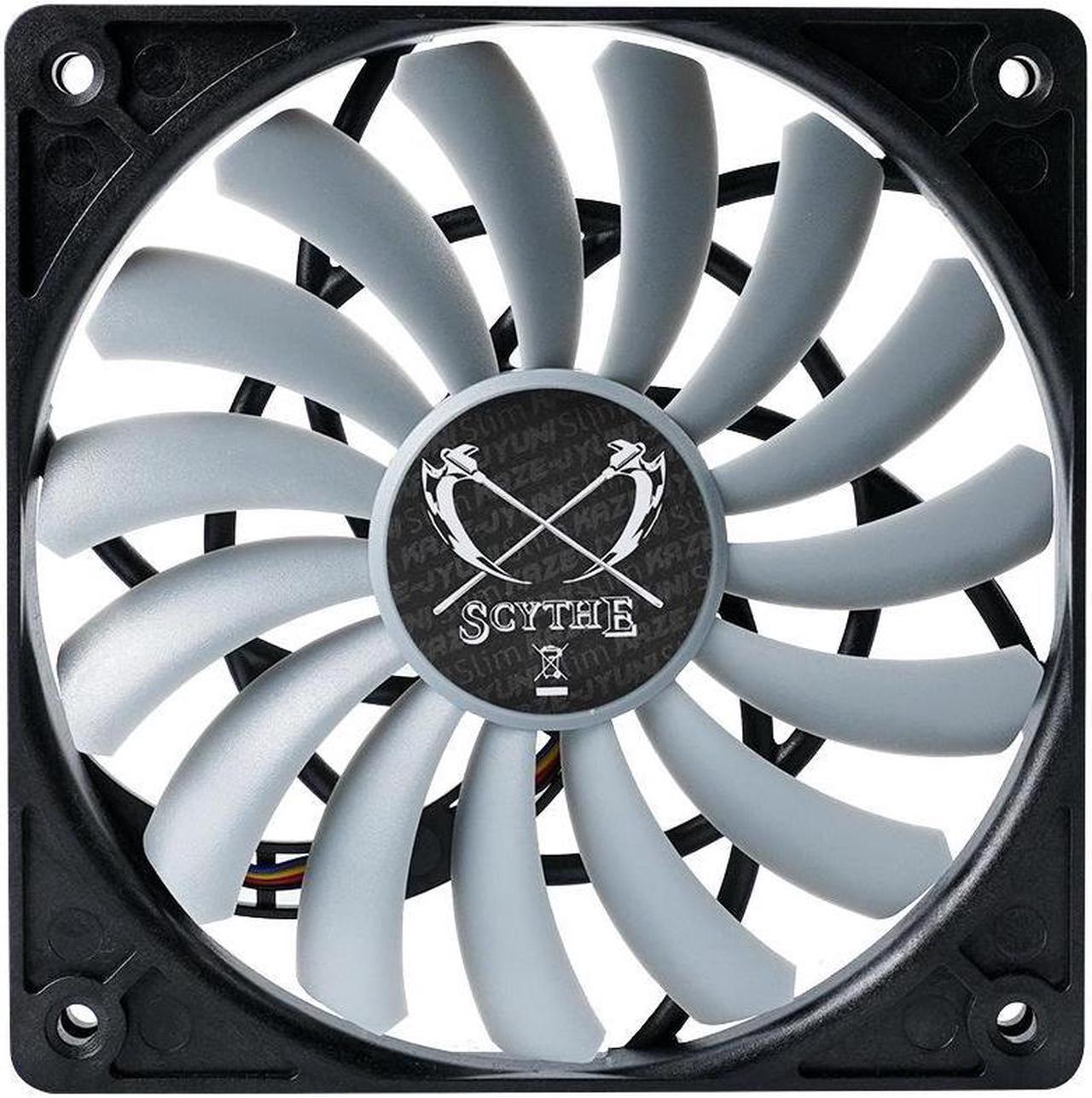 SCYTHE KAZE-1212 Slim 120x120x12MM 4PIN PWM Fan 400~1700RPM,Slient Computer Thin,Super Light Fan 12v K-1212 SC1212SL2H