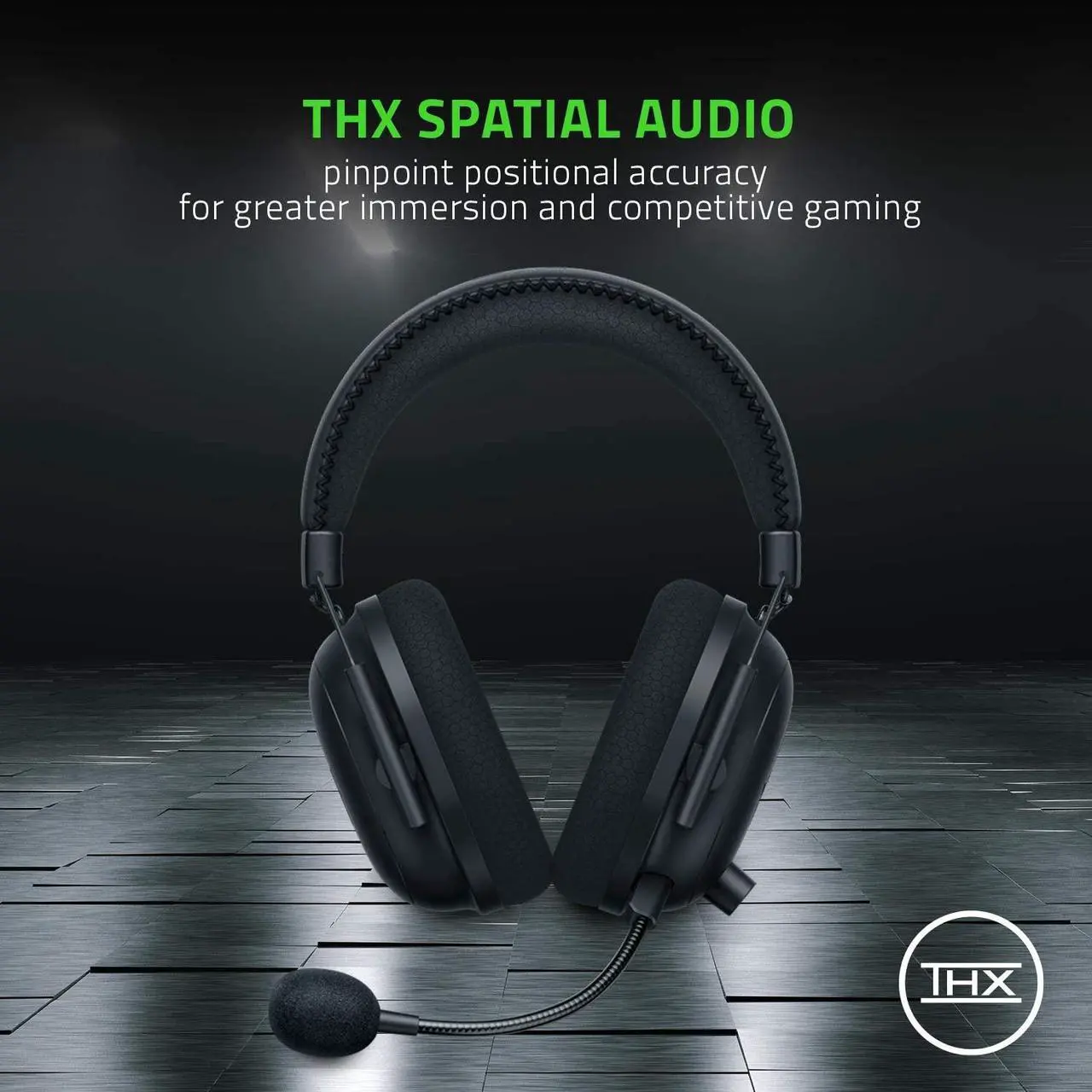 Alt view image 7 of 8 - Razer BlackShark V2 Pro Wireless Gaming Headset: THX 7.1 Spatial Surround Sound - 50mm Drivers - Detachable Mic - for PC, PS5, PS4, Switch, Black