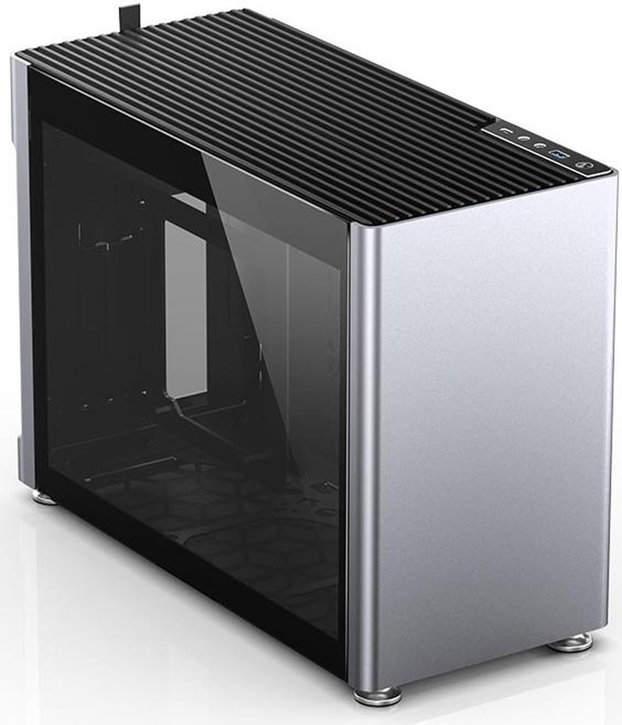 i100 Pro ITX/DTX Aluminum Tempered Glass MINI Computer Case - Support 360/280/240/120 Liquid Cooling