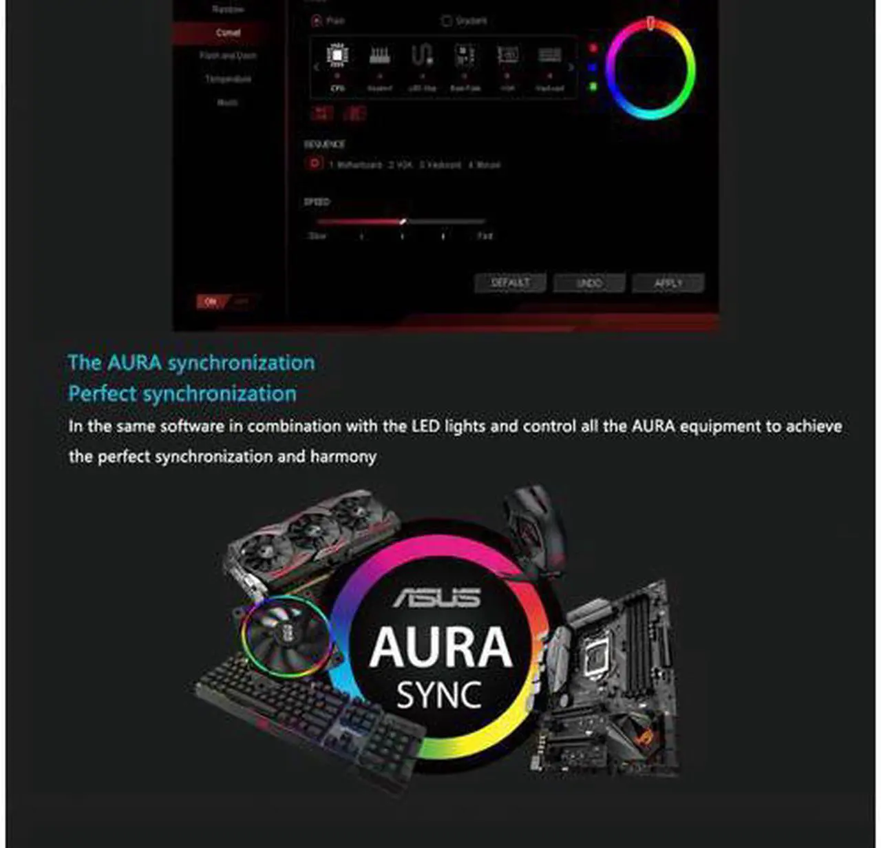 Alt view image 3 of 7 - 2-Pack PCCooler Corona Angel Eye AURA RGB Gigabyte/MSI/ASRock RGB Sync Supported - 120mm Super Silent Cooling Fan with Slimline LED Halo Ring, Hydraulic Bearing, 4 PIN PWM, Anti-Vibration Pads