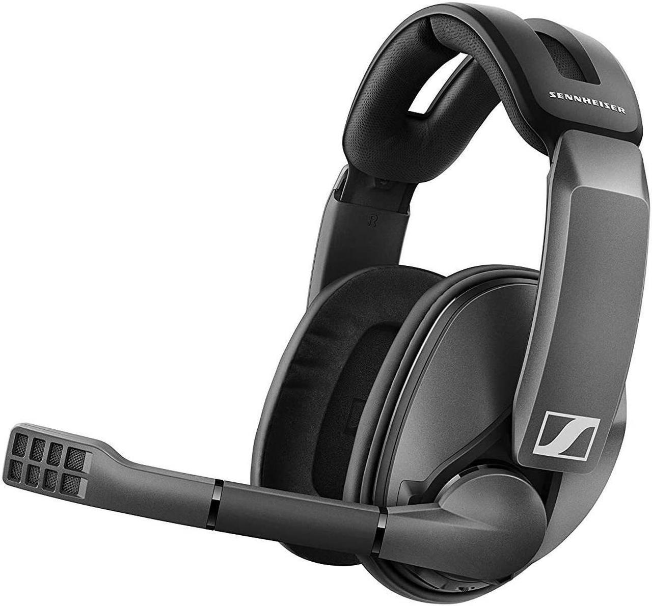 Sennheiser GSP 370 Over-Ear Wireless Gaming Headset, Low-Latency Bluetooth,Noise-Cancelling Mic, Flip-to-Mute, Audio Presets - PC, Mac, Windows, and PS4 Compatible - Black