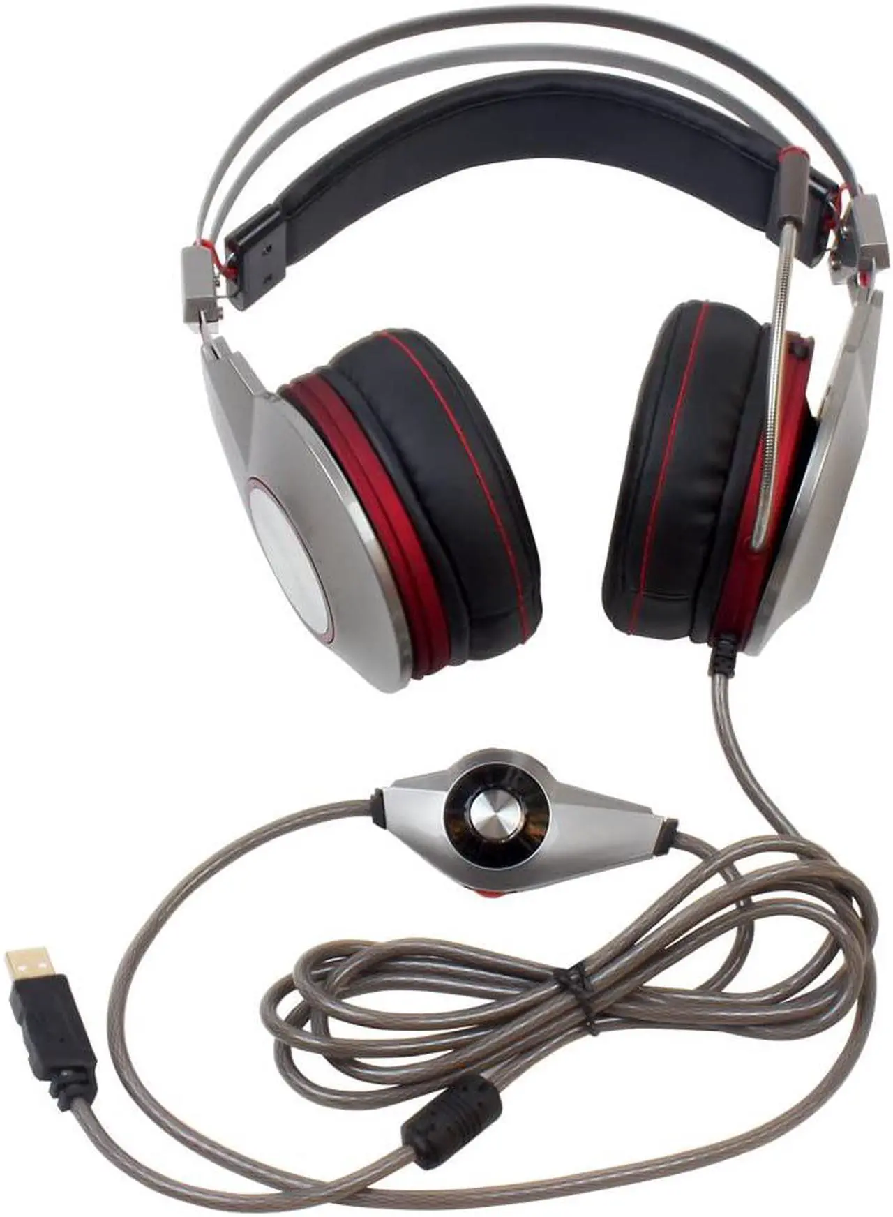 Alt view image 6 of 7 - CORN XIBERIA K5 Gaming Headset Over-Ear Gamer Headphones 7.1 Surround Sound Microphone for PC/Laptop,50MM Drivers, In-line control