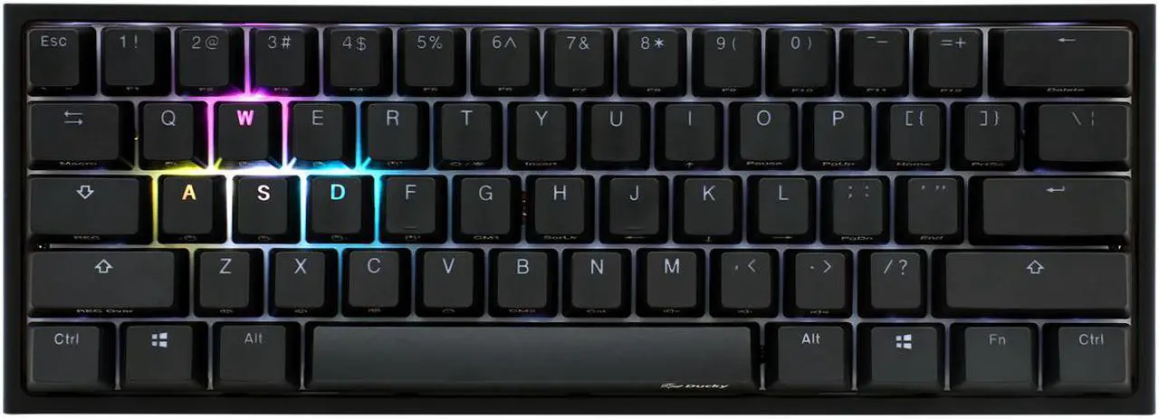 Alt view image 4 of 5 - Ducky One 2 Mini RGB LED 60% Double Shot PBT Gaming Mechanical Keyboard - Cherry MX Switches