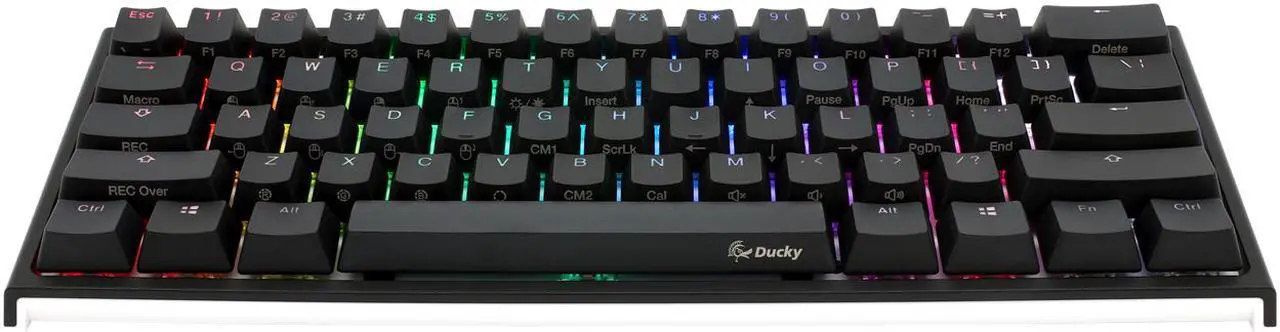 Alt view image 3 of 5 - Ducky One 2 Mini RGB LED 60% Double Shot PBT Gaming Mechanical Keyboard - Cherry MX Switches