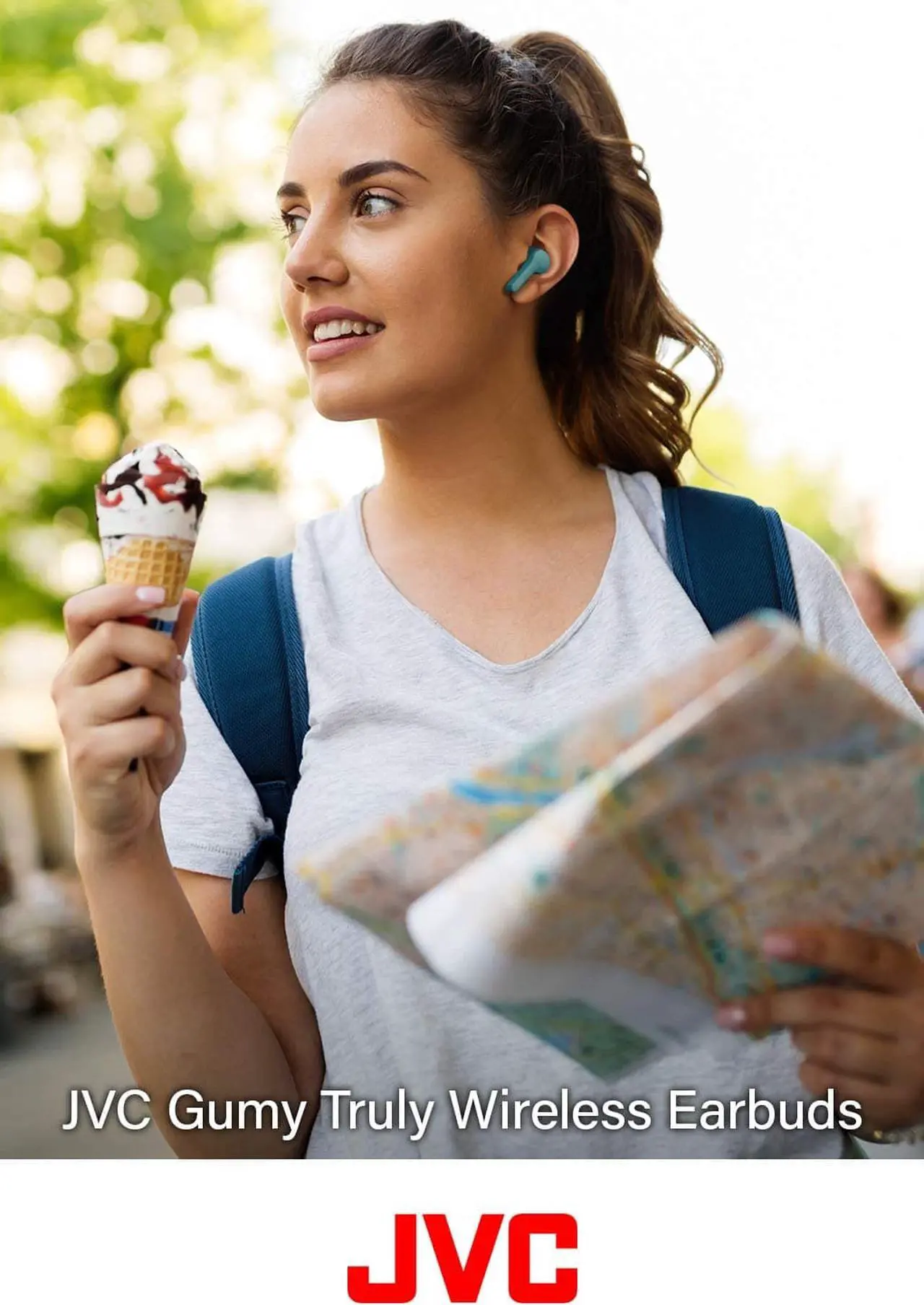Alt view image 3 of 7 - JVC Gumy Truly Wireless Earbuds Headphones, Bluetooth 5.0, Water Resistance(IPX4), Long Battery Life (up to 15 Hours) - HAA7T