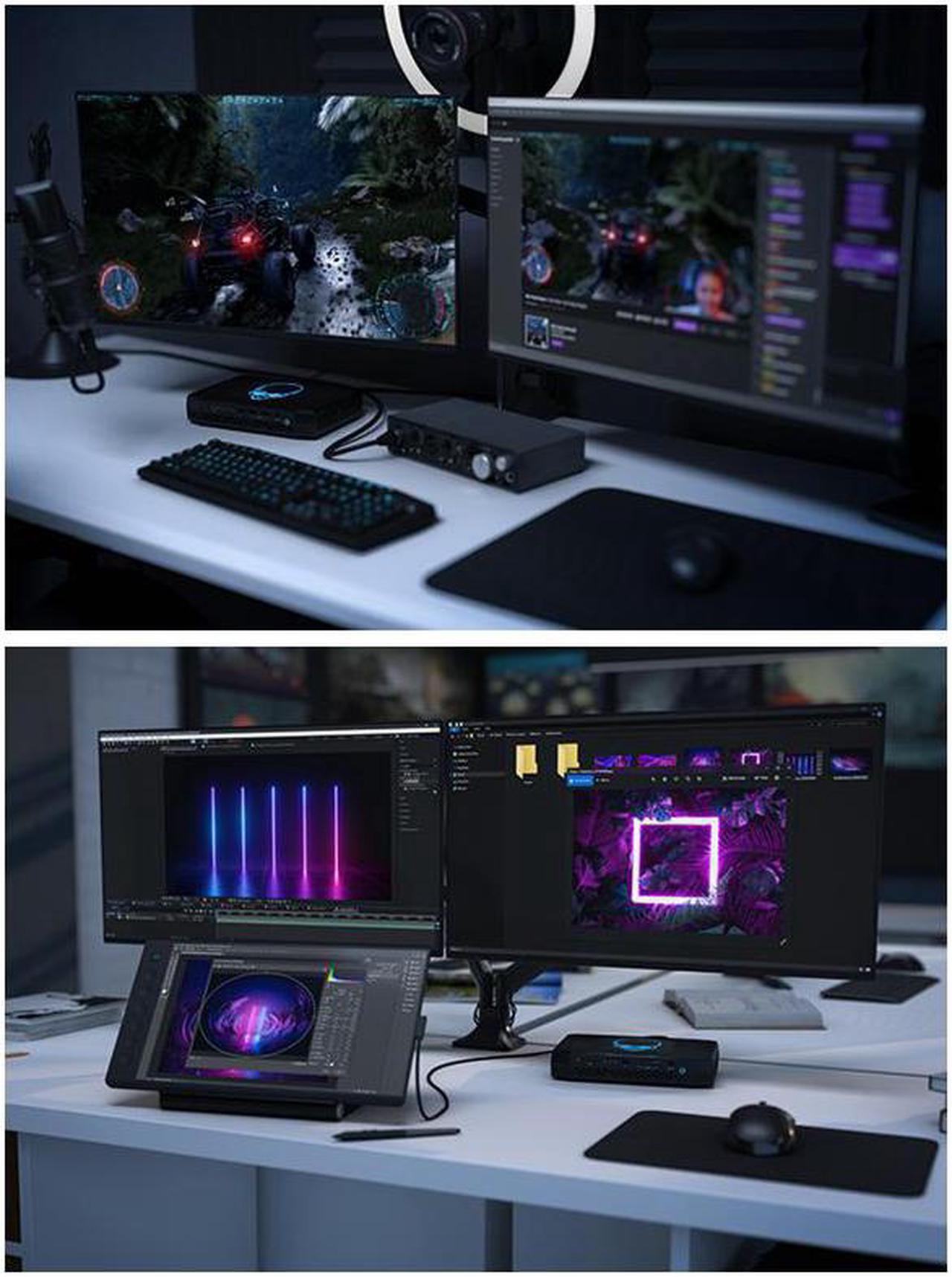 Alt view image 7 of 7 - Intel NUC11 NUC11PHKi7CAA1 Gaming Computer, Core i7-1165G7, 2.8–4.7GHz, 28W Intel Iris Xe Graphics Card, NVI-Dia GeForce RTX2060 Discrete Graphics Card, 6GB GDDR6 - Barebone Version(Package Opened)