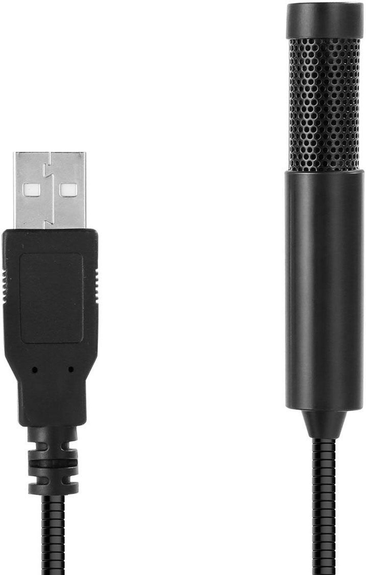 Alt view image 3 of 6 - Mini USB Microphone for Laptop and Desktop Computer, with Gooseneck & Universal USB Sound Card, Compatible with PC and Mac, Plug & Play, Ideal Condenser Mic for Remote Work, Online Class, CGS-M1