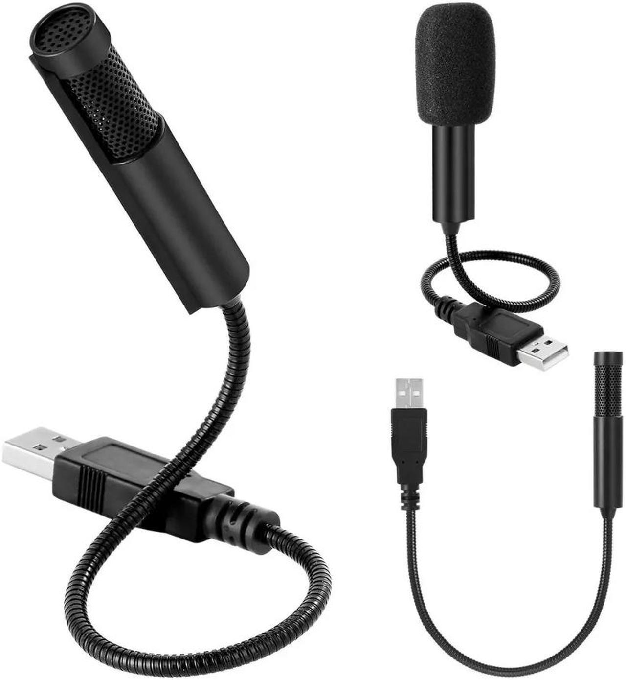 Alt view image 6 of 6 - Mini USB Microphone for Laptop and Desktop Computer, with Gooseneck & Universal USB Sound Card, Compatible with PC and Mac, Plug & Play, Ideal Condenser Mic for Remote Work, Online Class, CGS-M1