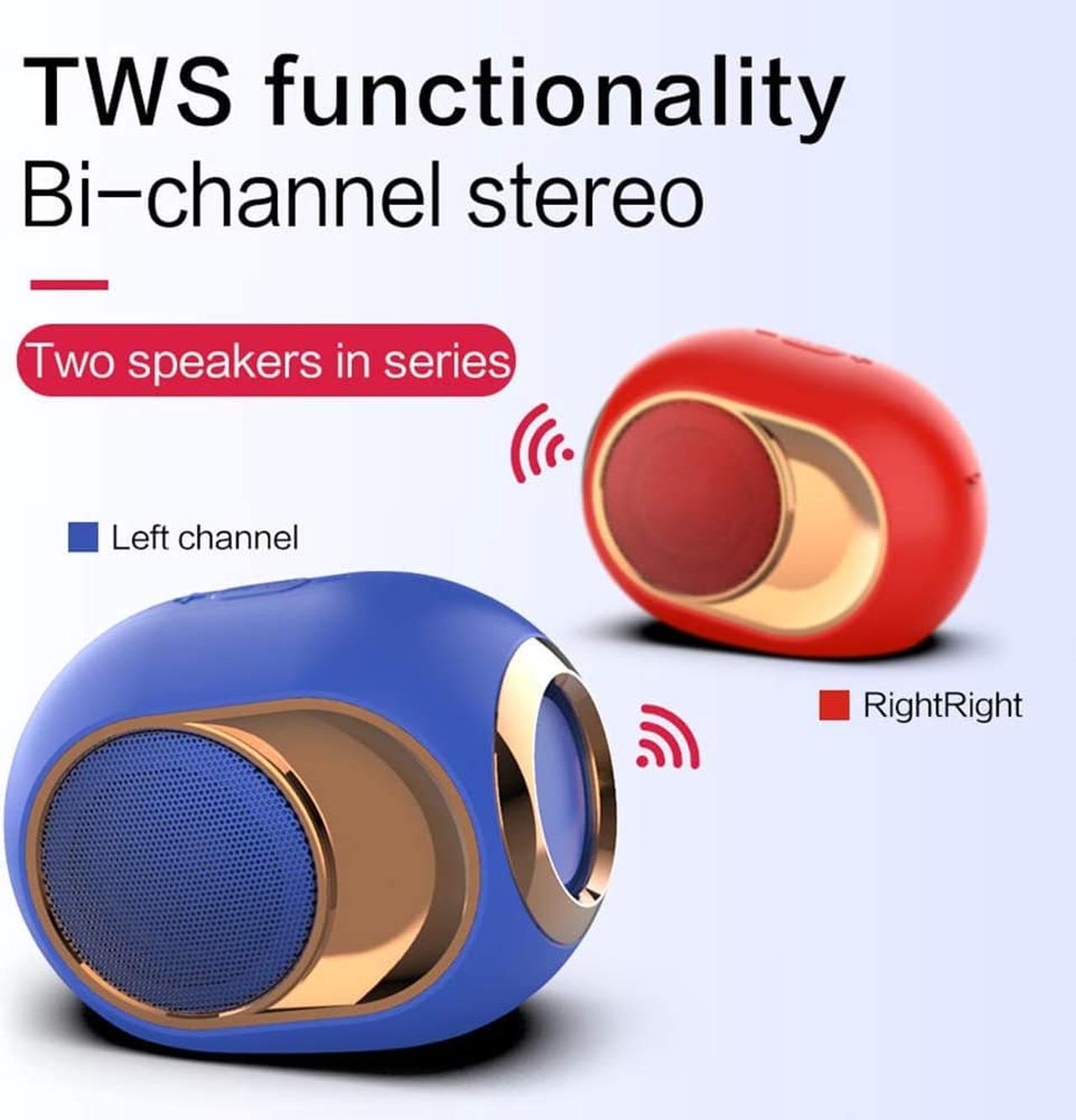 Alt view image 6 of 7 - CORN 108 DB Stereo Golden Egg Wireless Bluetooth Speaker, high-end Wireless Speaker, Portable Outdoor Wireless Stereo Matching