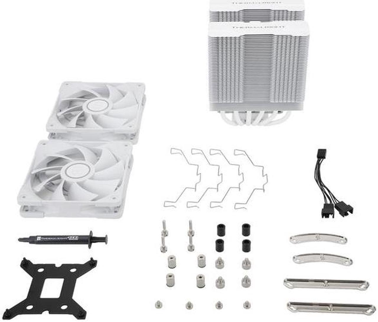 Alt view image 7 of 7 - Thermalright Peerless Assassin 120(White) 6×6mm Anti-Gravity Heat Pipe Dual-Tower CPU Cooler, Aluminum Fins,TL-C12W Silent Fan, Dual Platform Metal Buckle, Suitable for AMD AM4, Intel 115x/1200 etc