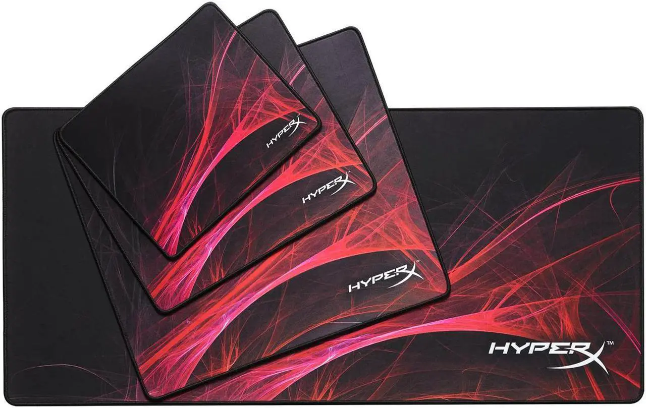 Alt view image 4 of 7 - HyperX Fury S - Speed Edition Pro Gaming Mouse Pad, Cloth Surface Optimized for Speed, Stitched Anti-Fray Edges, Medium 360x300x3mm