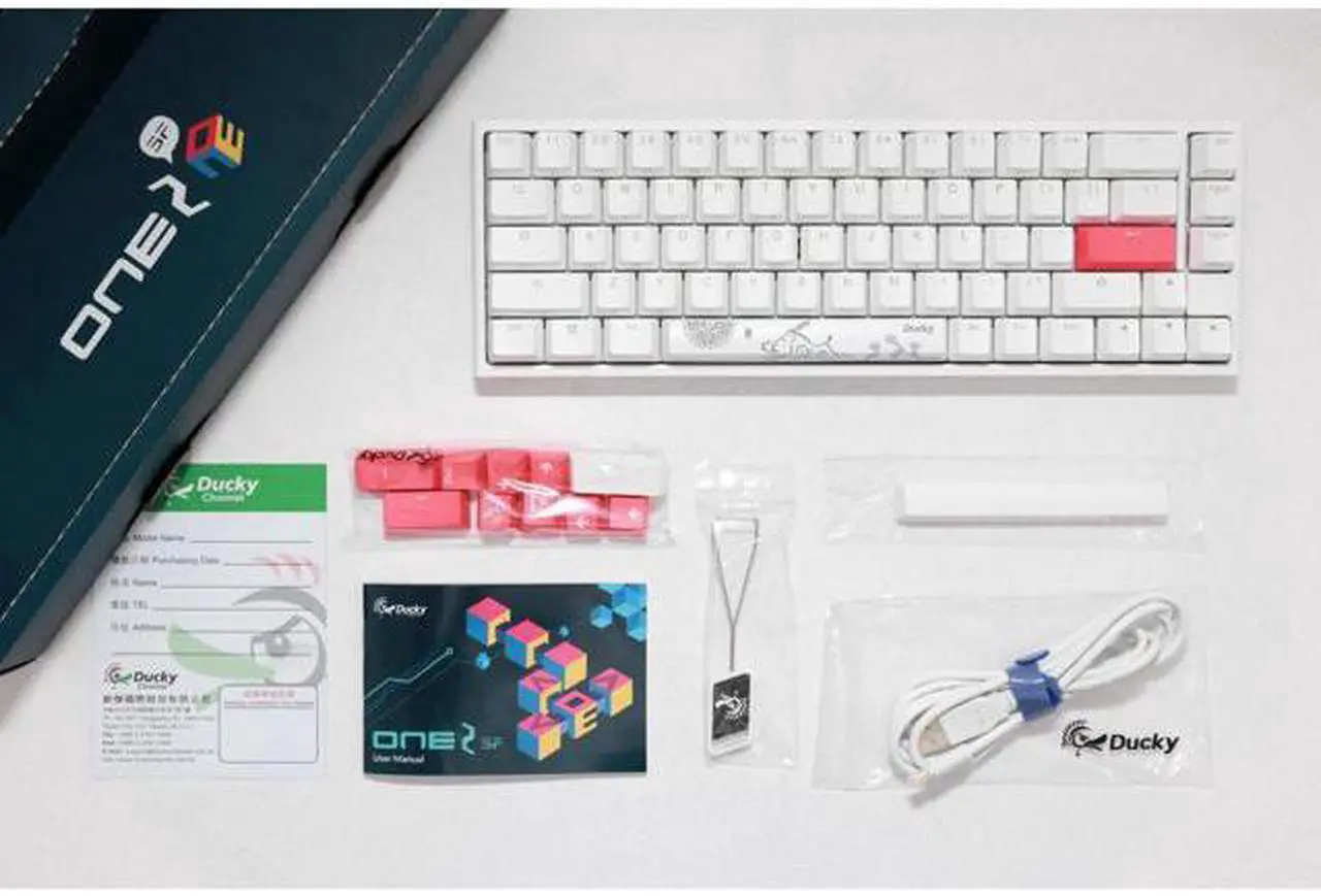 Alt view image 4 of 7 - Ducky One 2 SF RGB LED 65% Double Shot PBT Mechanical Keyboard