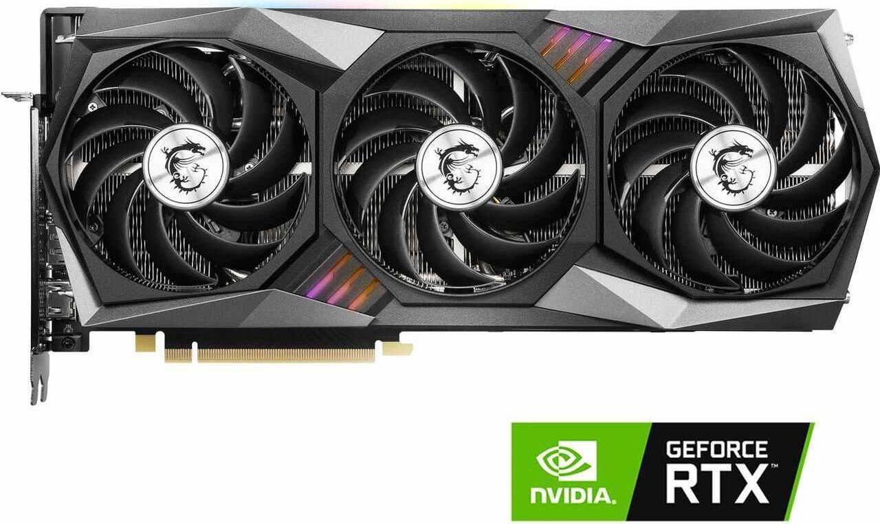 MSI GeForce RTX 3070 GAMING Z TRIO 8G (LHR) Graphics Card, 8GB 256-bit GDDR6, PCI Express 4.0, 1×HDMI 2.1 Interface, 3×DisplayPort 1.4a Interface