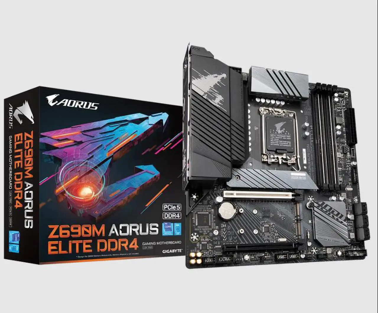 Main image of GIGABYTE Z690M AORUS ELITE DDR4 Micro-ATX Motherboard