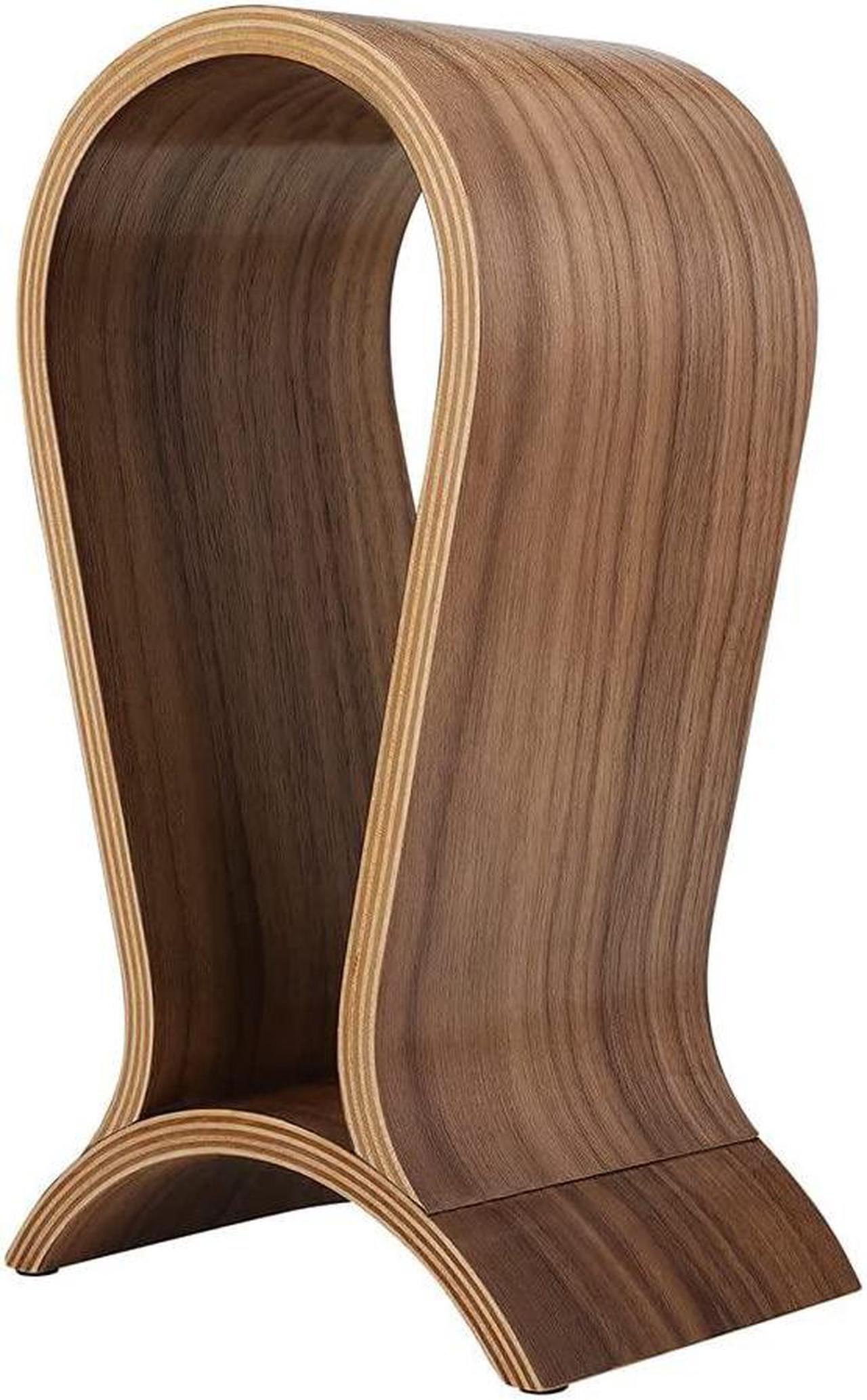 Main image of Headphone Stand Wood,Stand for Headphones,Walnut Finish Gaming Headphone Display Compatible for Sennheiser, Bose, Beats, Razer, AKG, Logitech, HyperX, Sony PS4 et.