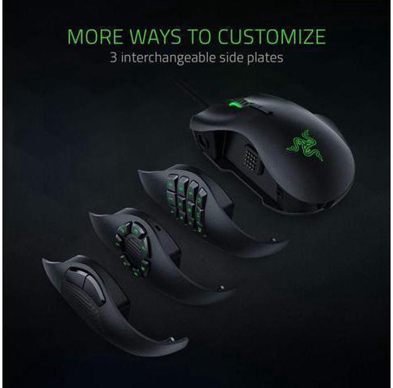 Alt view image 6 of 6 - Naga Trinity MOBA / MMO Gaming Mouse - 16,000 DPI 5G Optical Sensor