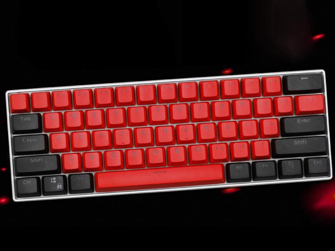 CORN 61 Key Layout OEM Profile PBT Thick Keycaps for 60% Mechanical Keyboard for RK61,GANSS ALT61,IKBC poker,Annie PRO,GH60,iqunix f60