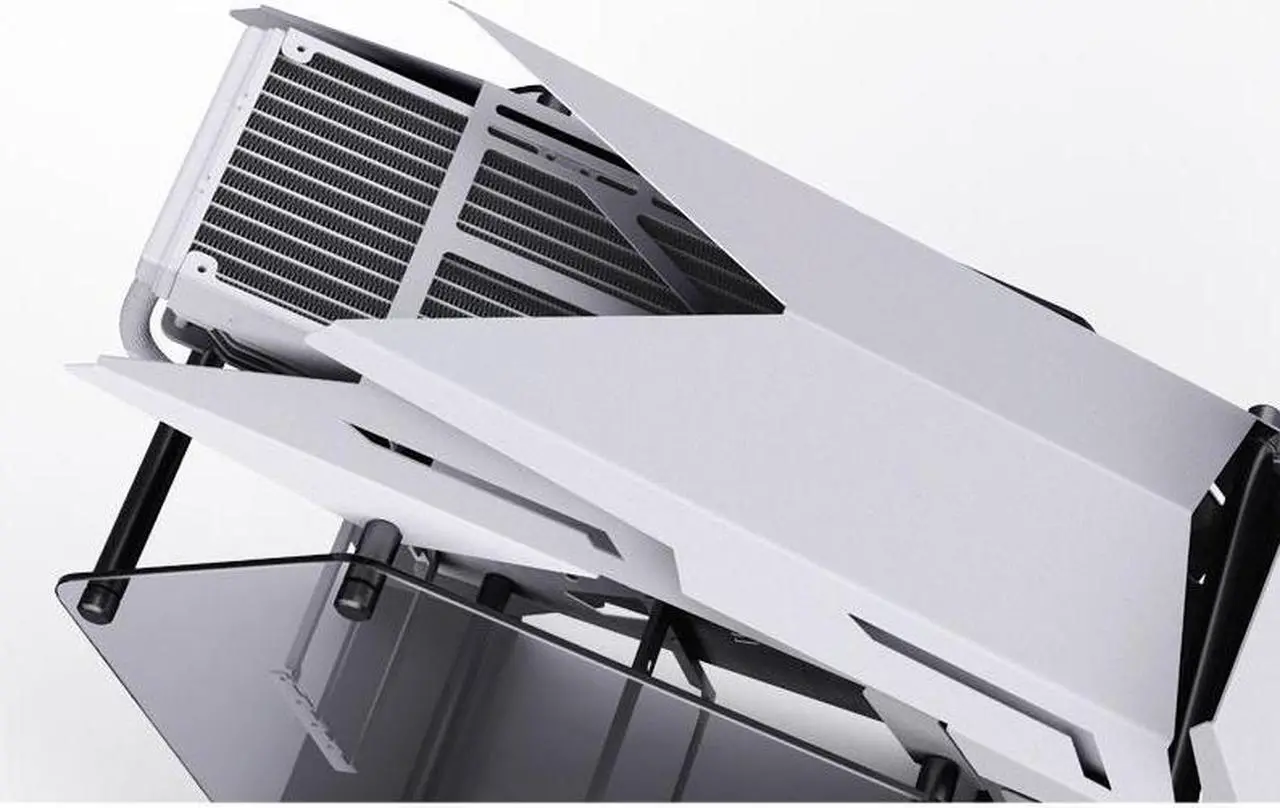Alt view image 7 of 7 - Jonsbo MOD-3 Mini Micro ATX Gaming Computer Case Support mATX/ ITX Front Panel with Type-C/USB3.0 and 5V Addressable Light - White