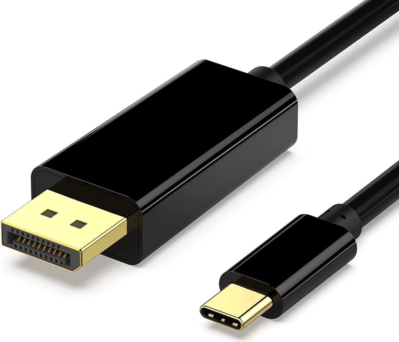 CORN USB 3.1 6ft USB-C To DisplayPort Cable 4K 60HZ, Type-C to DP Adapter Cable