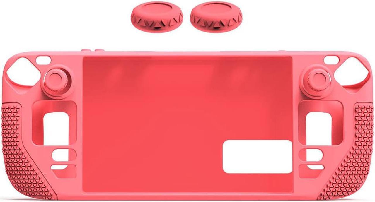 Steam Deck Accessories All -Inclusive Silicone Accessories Button Hat Steam Deck Protective Cover - Pink