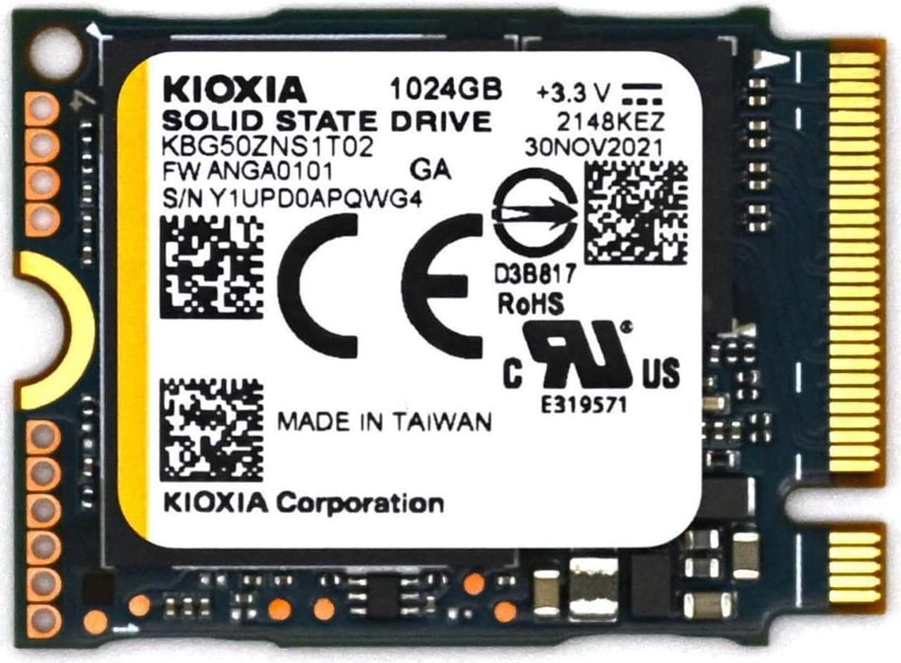 Main image of Toshiba Kioxia BG5 1TB 2230 M.2 NVMe PCIe4.0x4 SSD Solid State Drive KBG50ZNS1T02