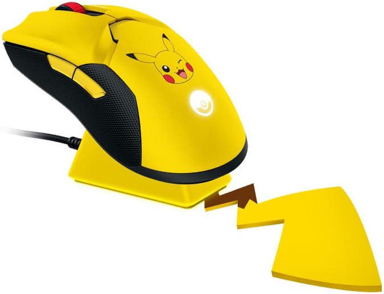 Alt view image 2 of 6 - Razer Viper Ultimate X Pokemon Hyperspeed Lightest Wireless Gaming Mouse & RGB Pikachu Tail Charging Dock: 20K DPI Optical Sensor - Chroma Lighting - 8 Programmable Buttons - 70 Hr Battery