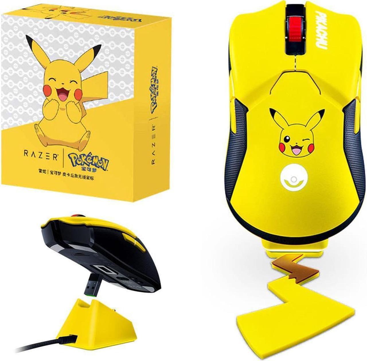 Alt view image 4 of 6 - Razer Viper Ultimate X Pokemon Hyperspeed Lightest Wireless Gaming Mouse & RGB Pikachu Tail Charging Dock: 20K DPI Optical Sensor - Chroma Lighting - 8 Programmable Buttons - 70 Hr Battery