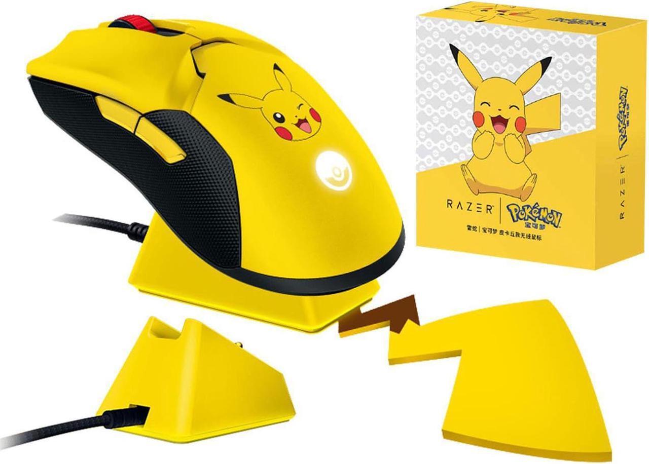 Main image of Razer Viper Ultimate X Pokemon Hyperspeed Lightest Wireless Gaming Mouse & RGB Pikachu Tail Charging Dock: 20K DPI Optical Sensor - Chroma Lighting - 8 Programmable Buttons - 70 Hr Battery