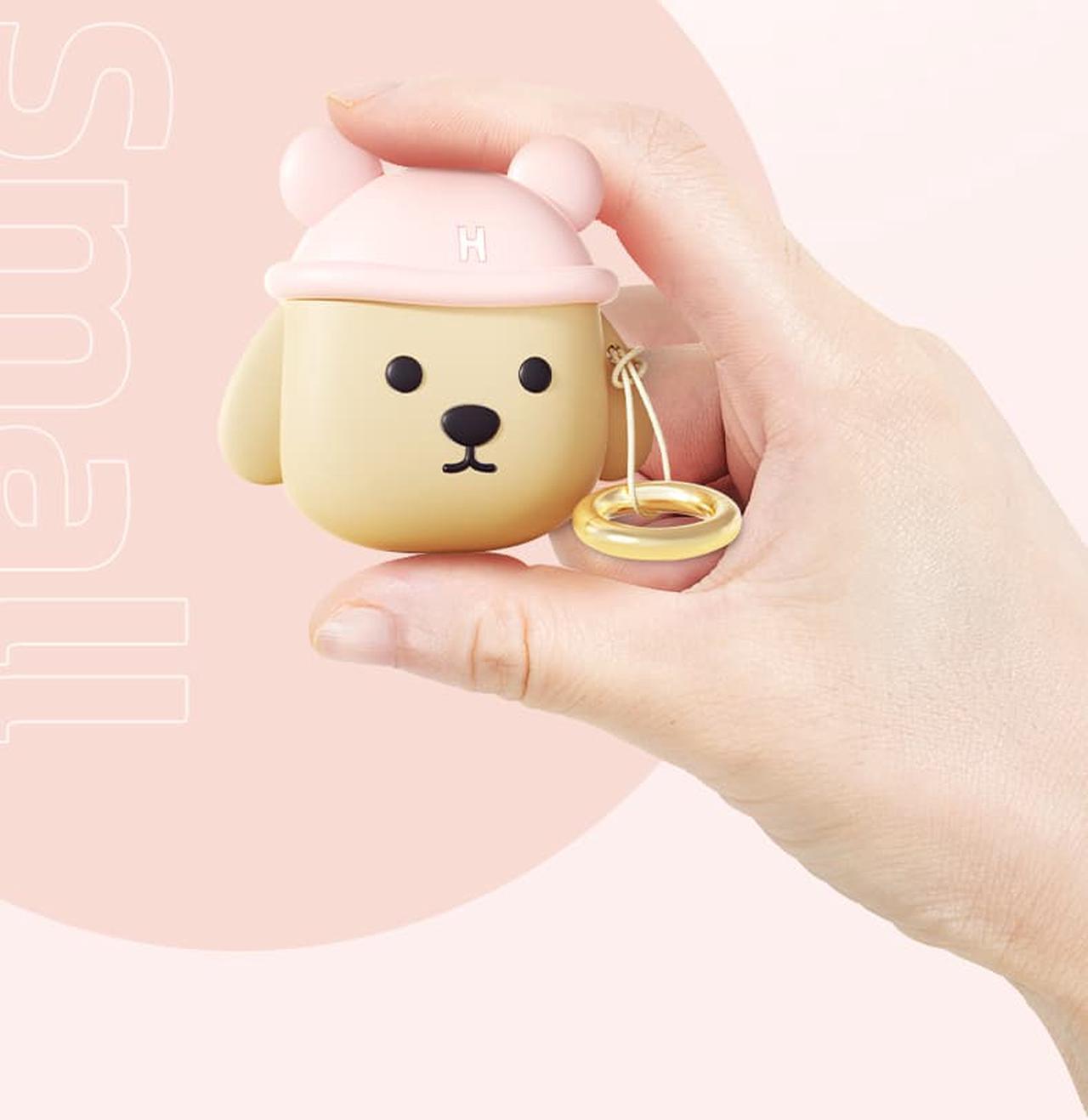 Alt view image 5 of 7 - HP Bluetooth Headset H10H Wireless Cute Earphone New Arrivals Bear Earphones Cover for Couples-Pink