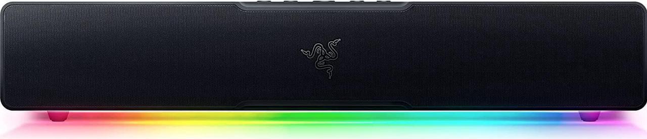 Razer Leviathan V2 X: PC Soundbar with Full-Range Drivers - Compact Design - Chroma RGB - USB Type C Power and Audio Delivery - Bluetooth 5.0 - for PC,-Laptop, Smartphones, Tablets & Nintendo Switch