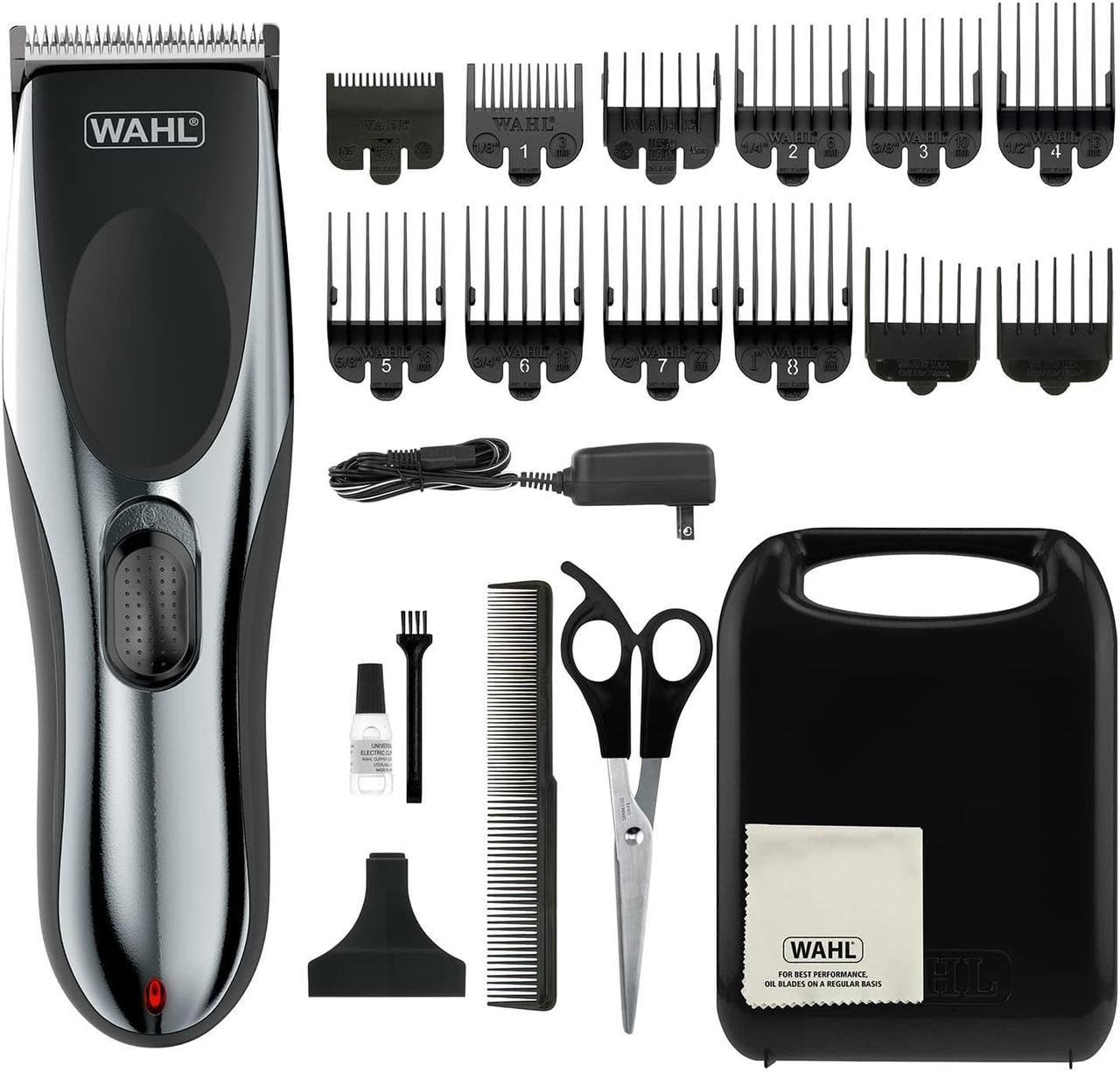 Wahl Clipper Rechargeable Cord/Cordless Haircutting & Trimming Kit for Heads, Longer Beards, & All Body Grooming - Model 79434