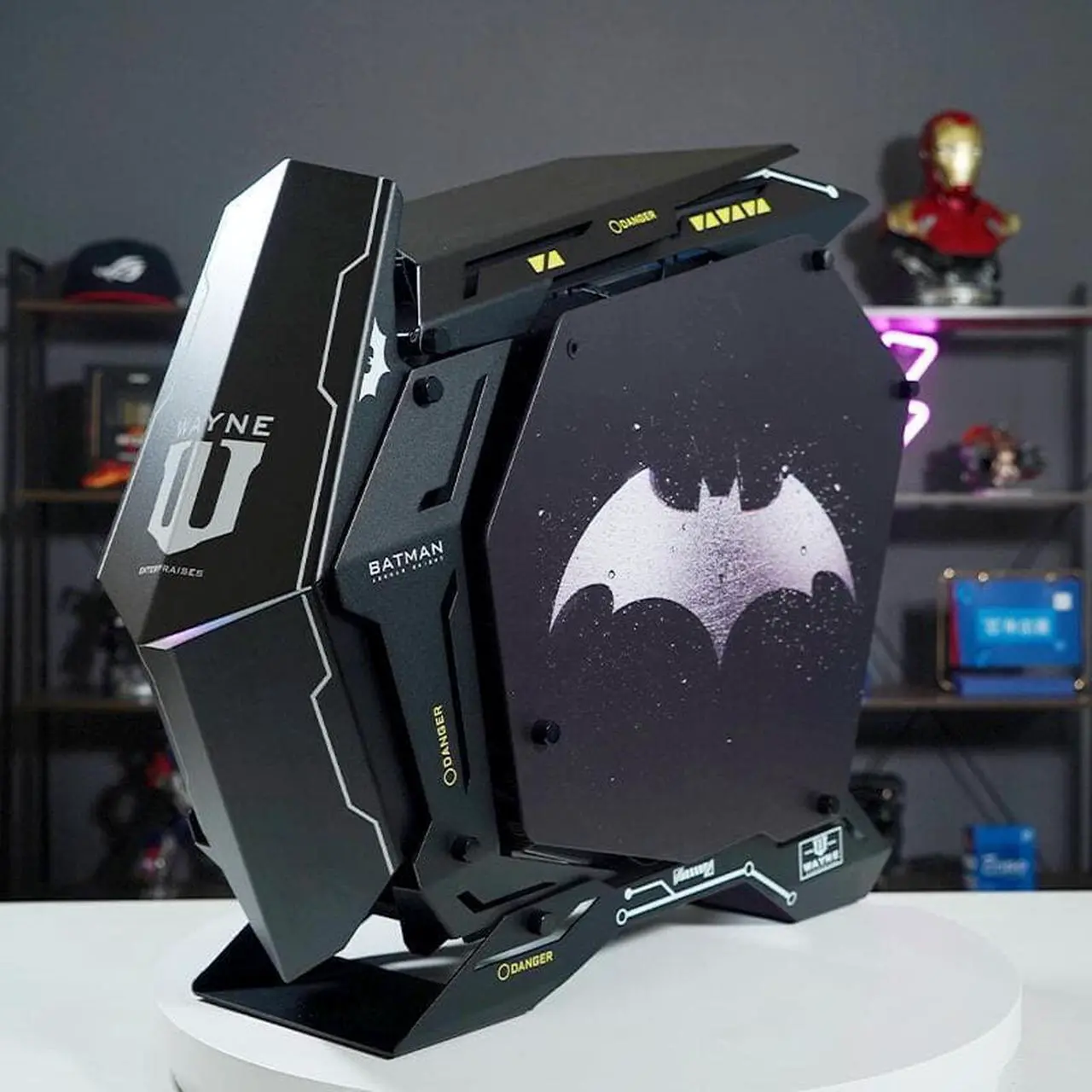 MOD3 Batman Gaming Computer Case Support EATX/ATX/ MATX/ ITX Batman ATX ...