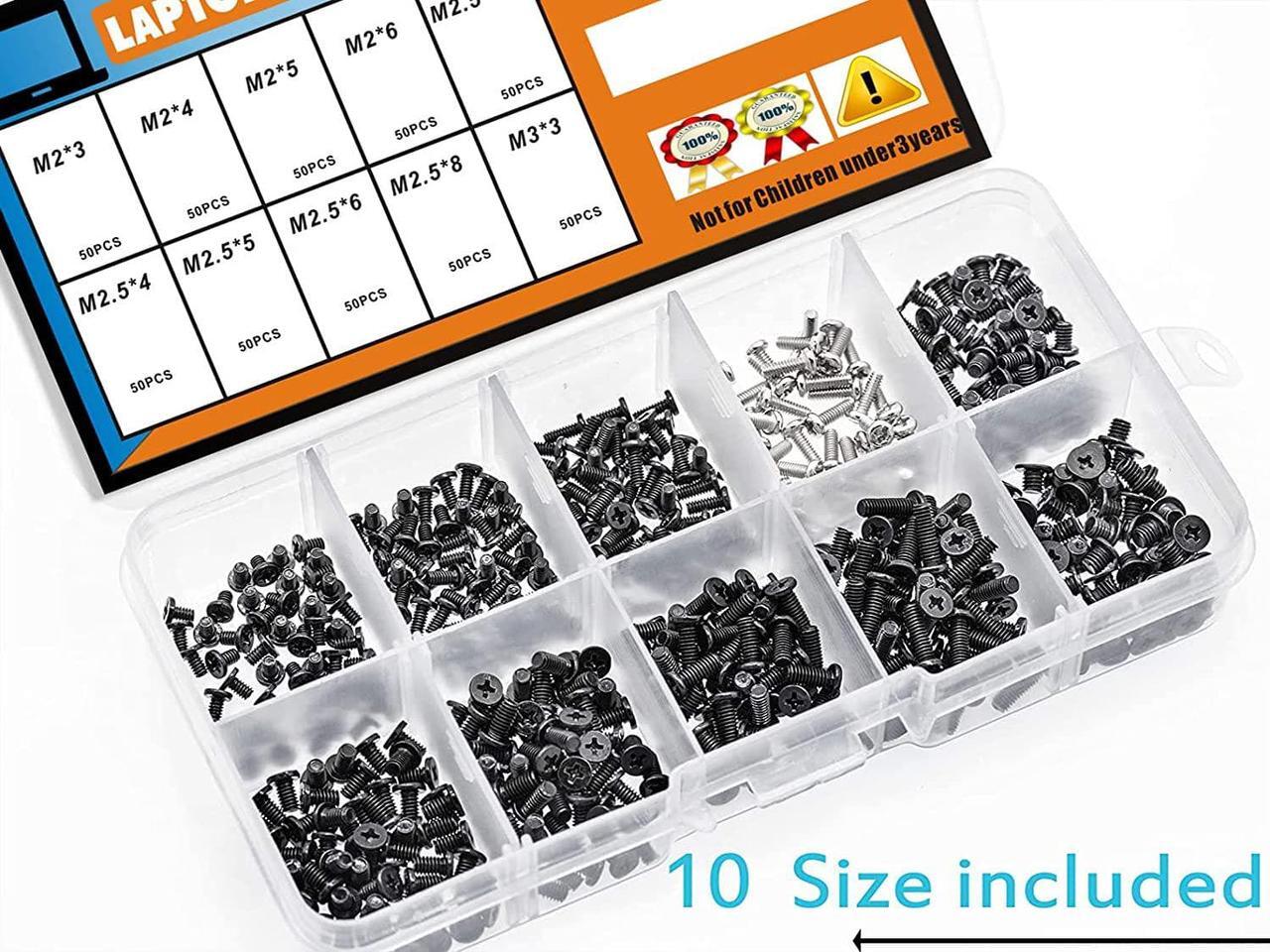 Alt view image 3 of 6 - 500pcs Laptop Notebook Computer Screw Kit Set for IBM HP Dell Lenovo Samsung Sony Toshiba Gateway Acer