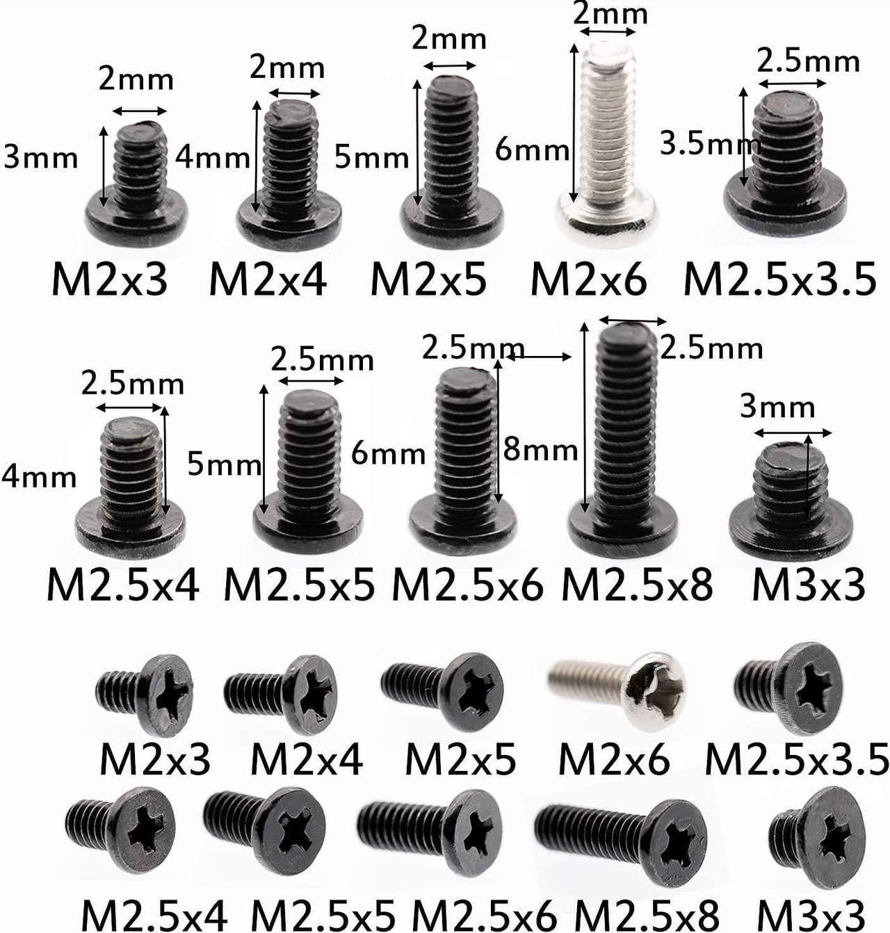 Alt view image 2 of 6 - 500pcs Laptop Notebook Computer Screw Kit Set for IBM HP Dell Lenovo Samsung Sony Toshiba Gateway Acer