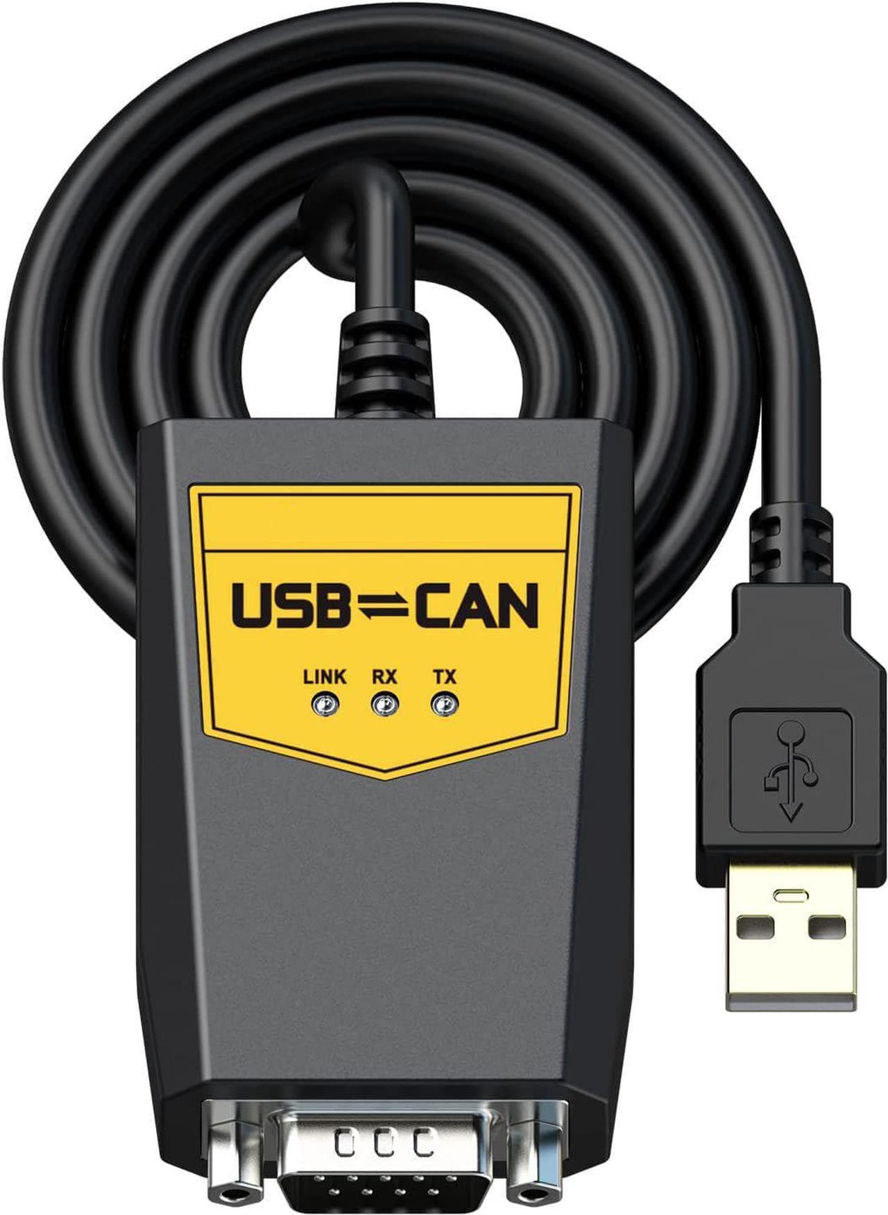 USB to CAN Converter Cable for Raspberry Pi4/Pi3B+/Pi3/Pi Zero(W)/Jetson Nano/Tinker Board and Any Single Board Computer Support Windows Linux Mac OS Android Venus OS