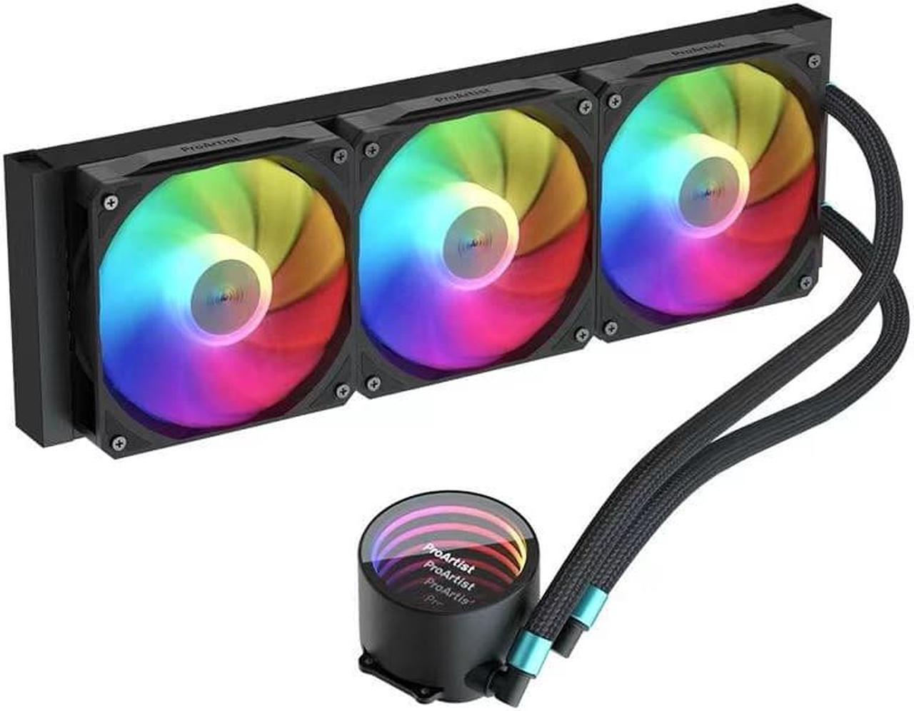 Corn Economic Aio 5 Series Integrated Water Cooling Radiator ARGB supports 12th generation CPU 360mm PWM ARGB SYNC Fan/Infinity Mirror Cooling Head Supported Platforms LGA1200/LGA1700/AM4