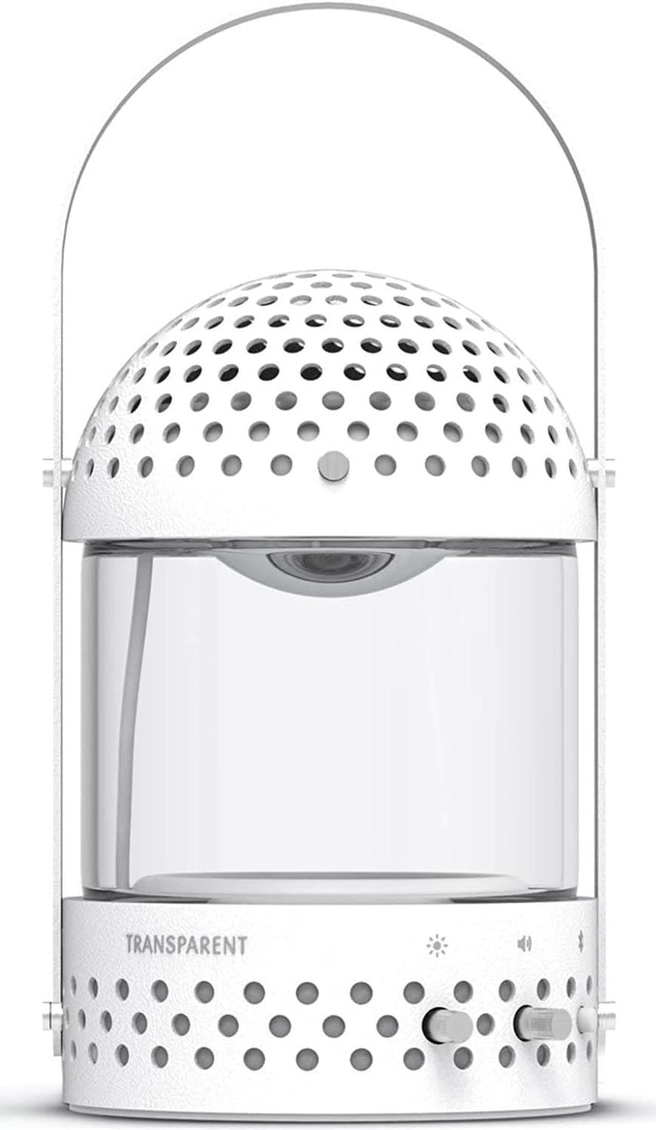 Camping Lantern with Speaker - The Bluetooth Light Speaker with The Big Sound - Natural Living Light - White