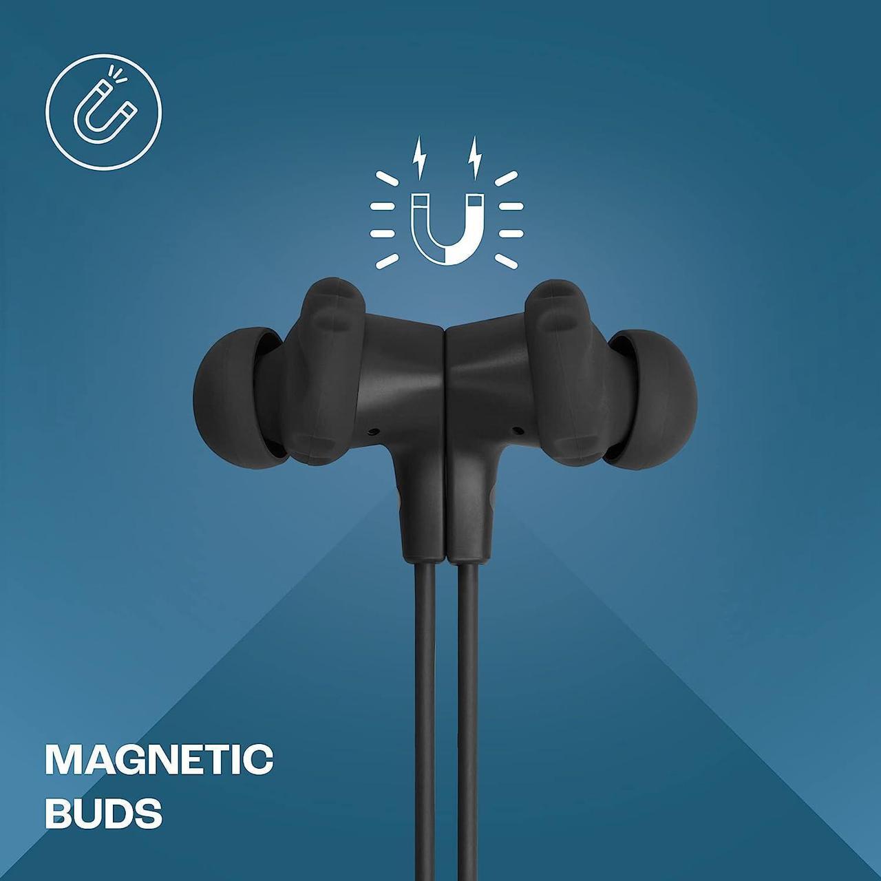 Alt view image 3 of 6 - JBL Endurance Run 2, Sports in Ear Wired Earphones with Mic, Pure Bass, Waterproof , Flexsoft eartips, Magnetic Earbuds, Fliphook & TwistLock Technology with Voice Assistant Support for Mobiles